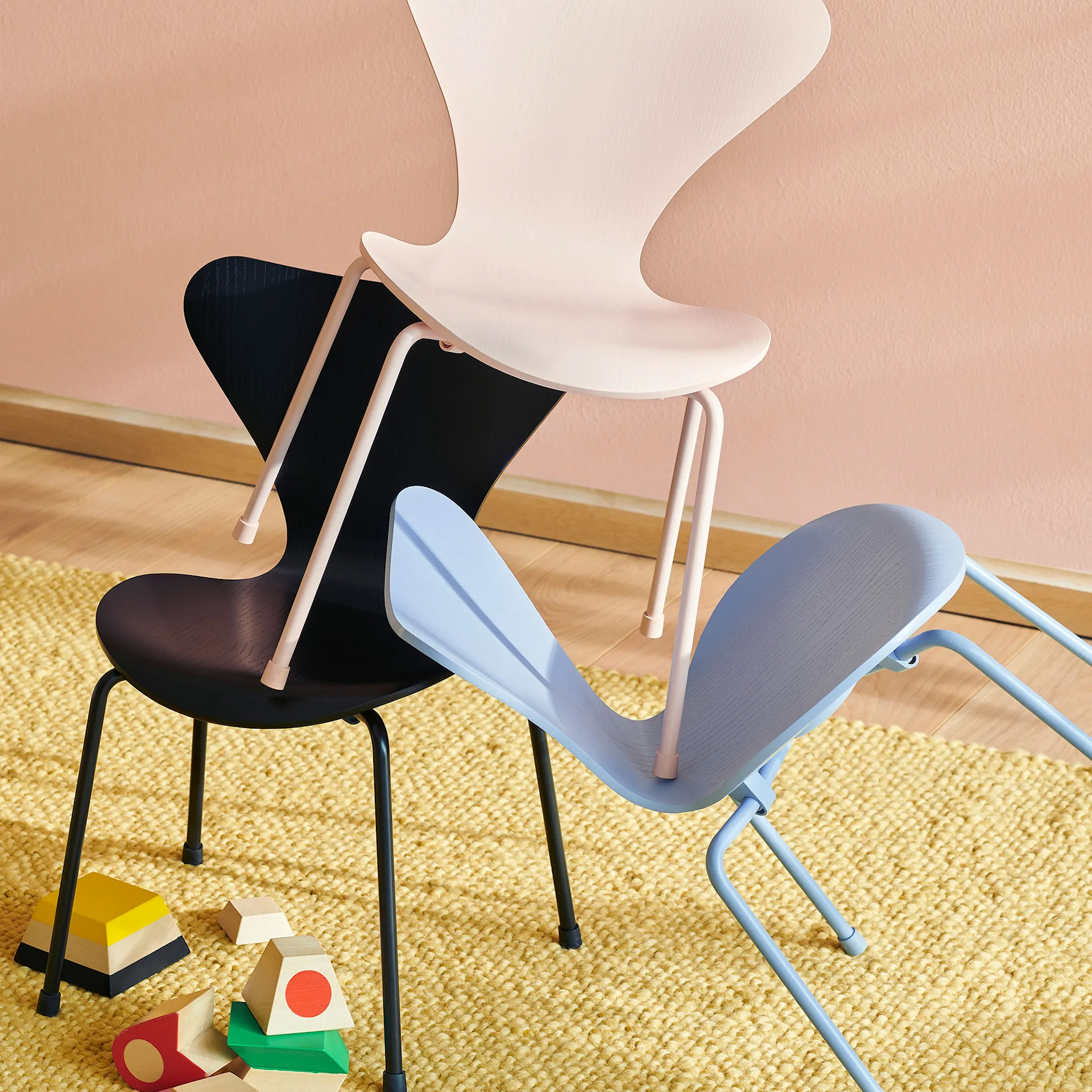 Series 7 Barne stol - Fritz Hansen - Arne Jacobsen - NO GA