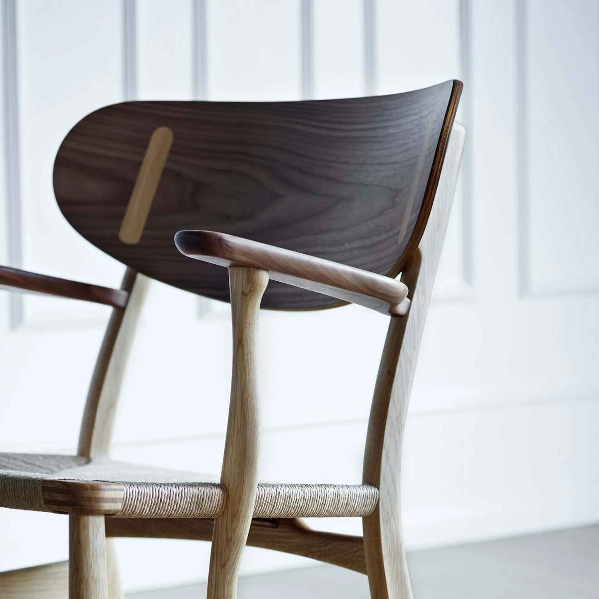 CH22 - Eik/Naturlig flettet papirsnor - Carl Hansen - Hans J. Wegner - NO GA