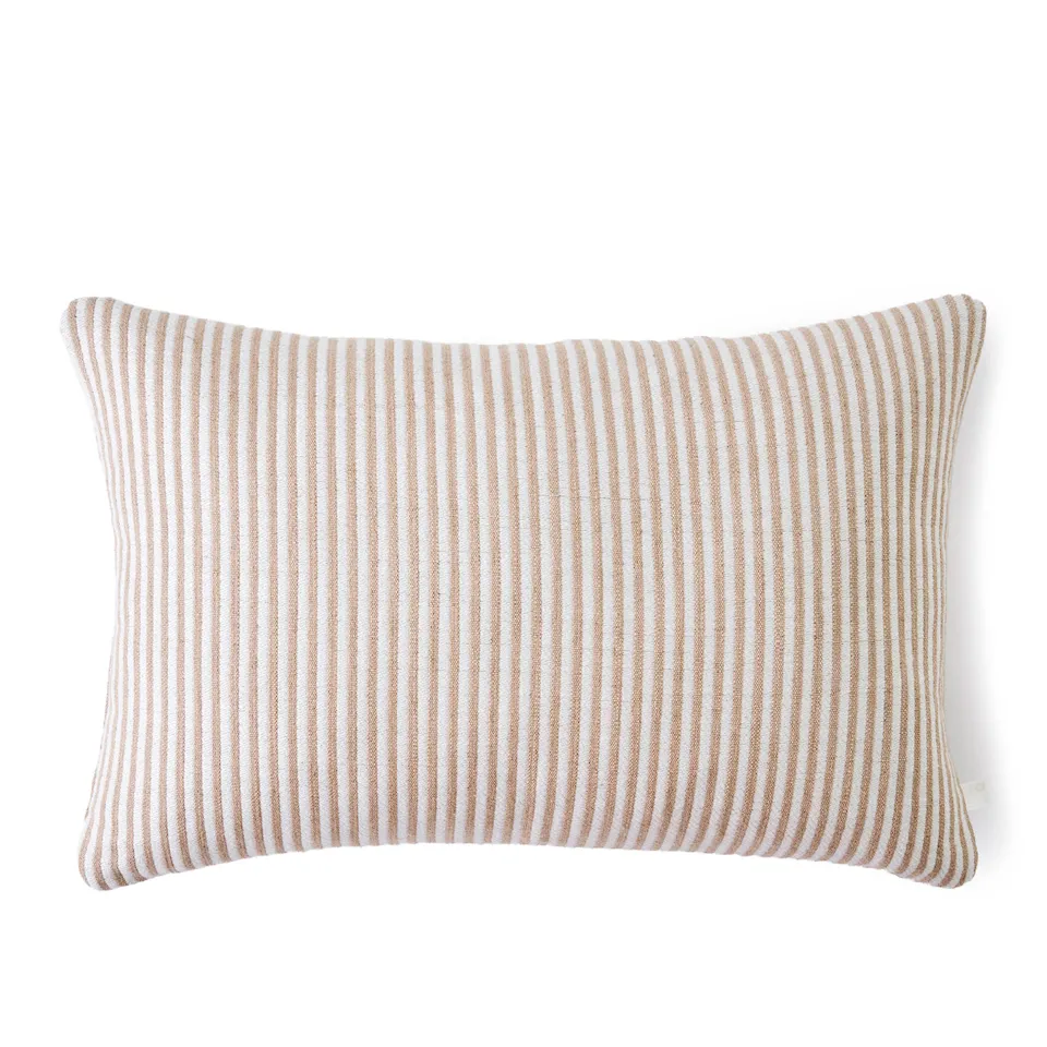 NO GA Texture Stripe Cushion 60 x 40 cm - Routi Dusty Rose