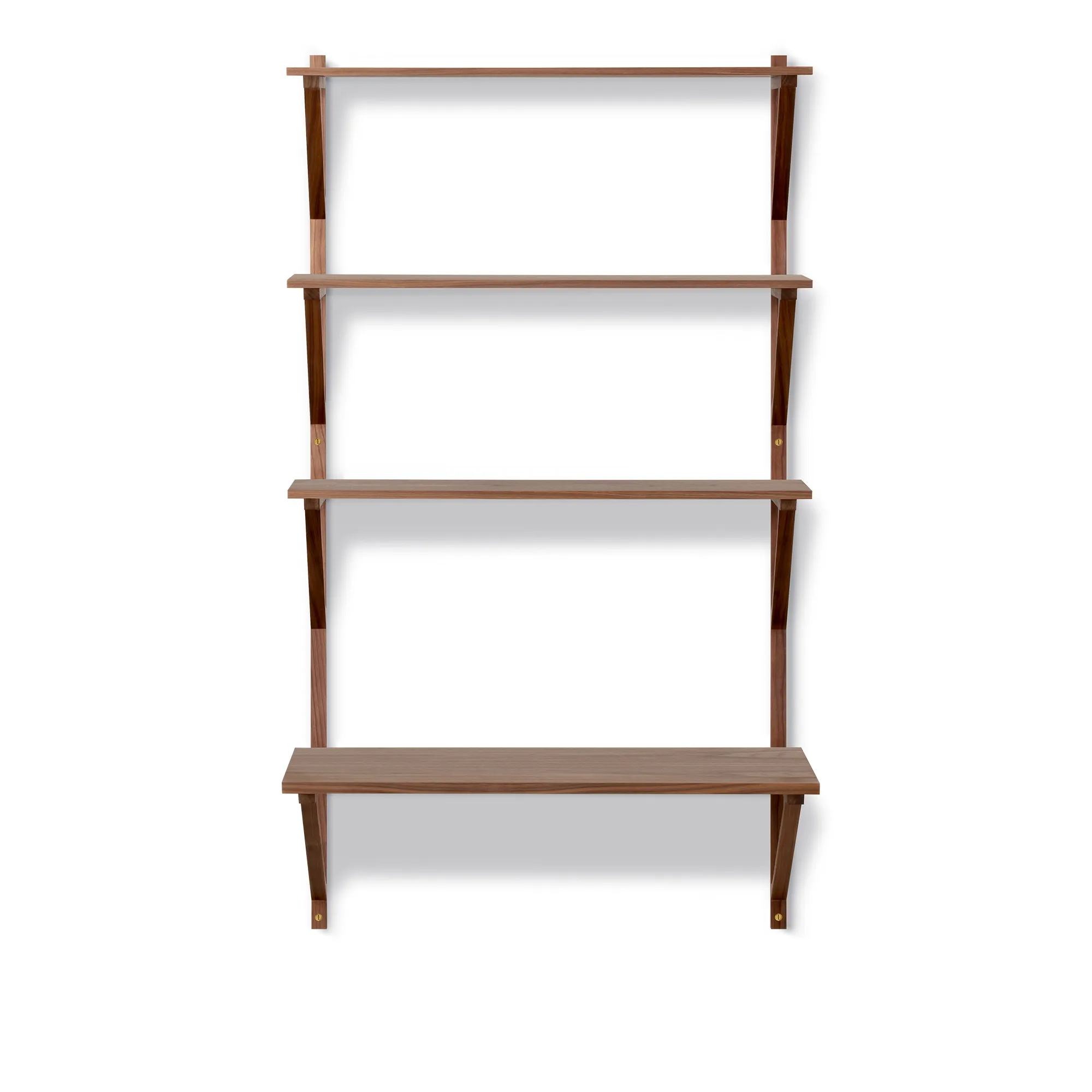 BM29 vegghylle 78 cm 3 hyller og skrivebord - 1