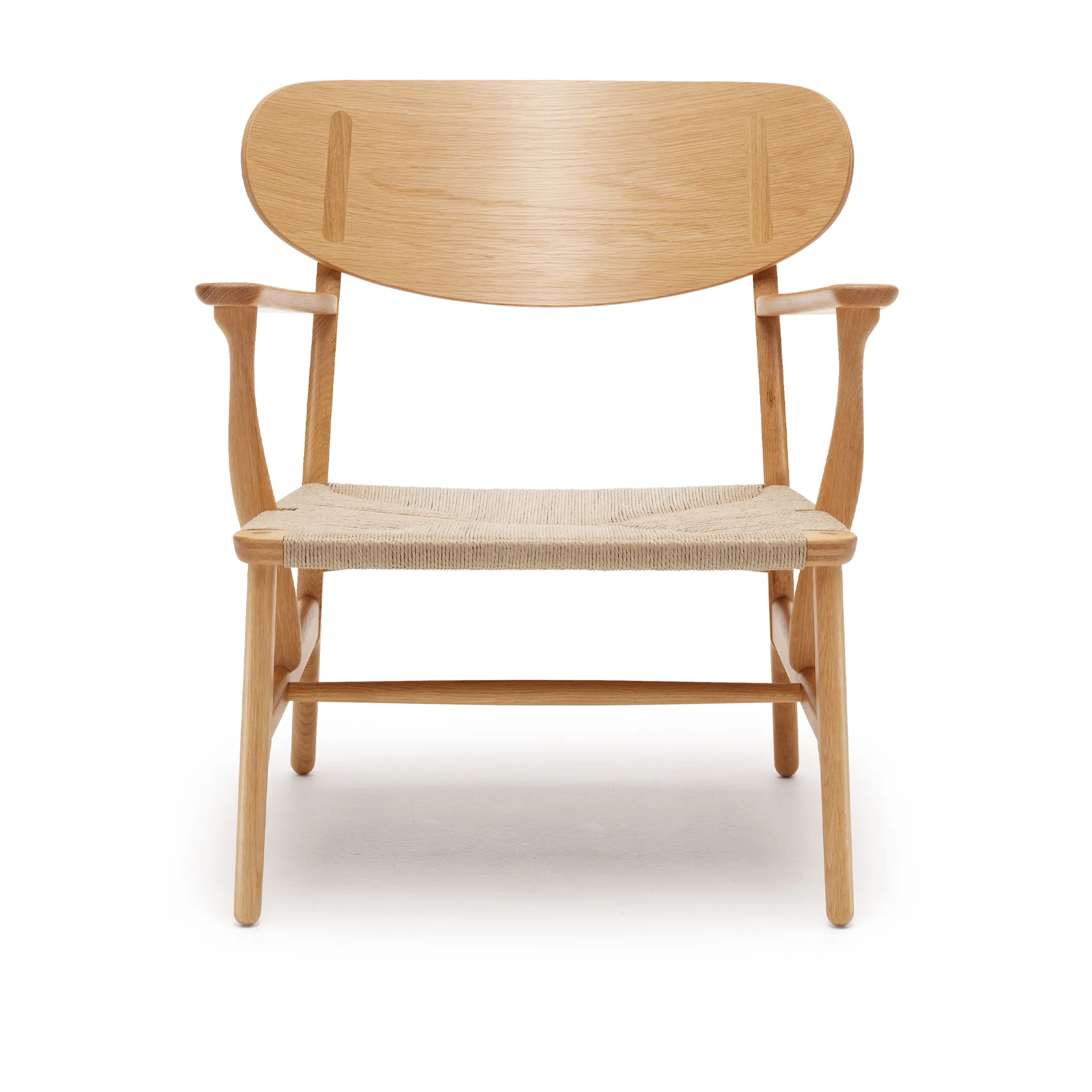 CH22 - Eik/Naturlig flettet papirsnor - Carl Hansen - Hans J. Wegner - NO GA