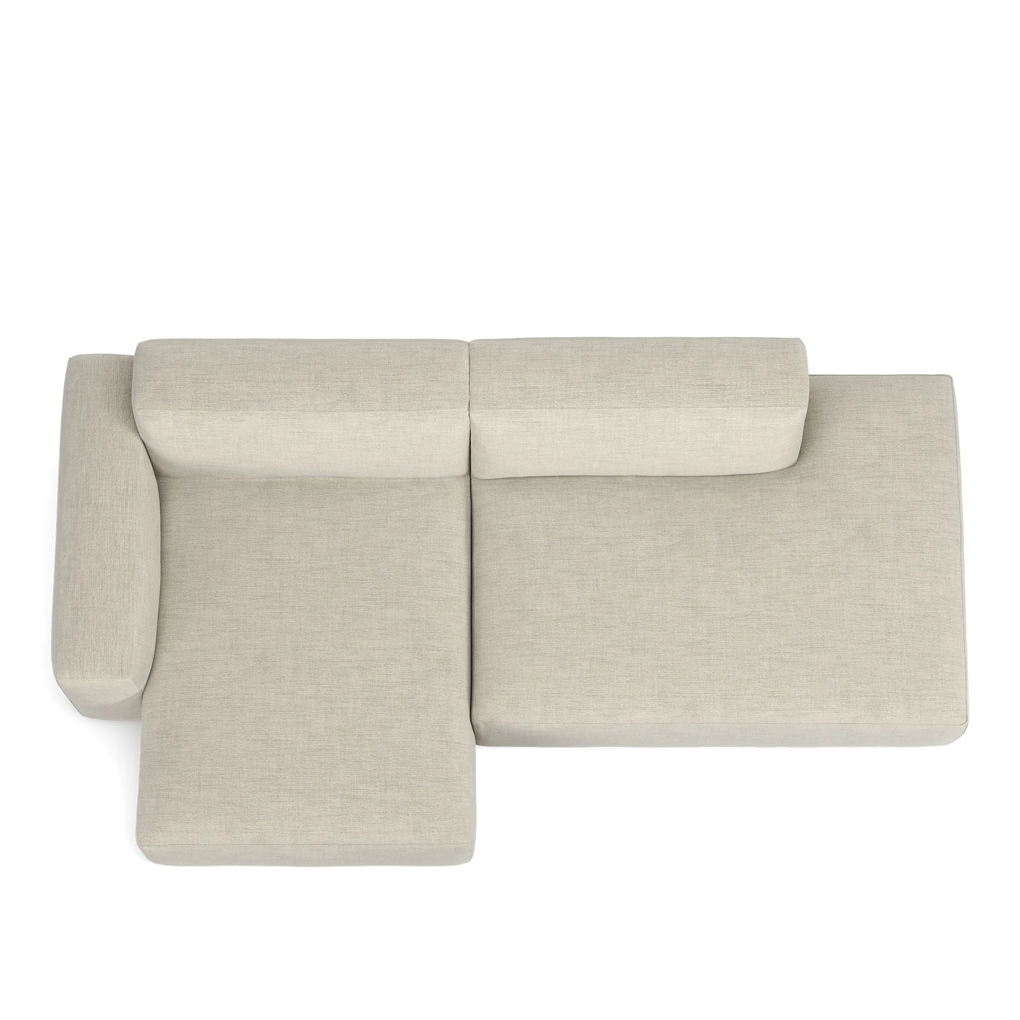 Brick 2-seters sofa sjeselong åpen ende høyre - 8