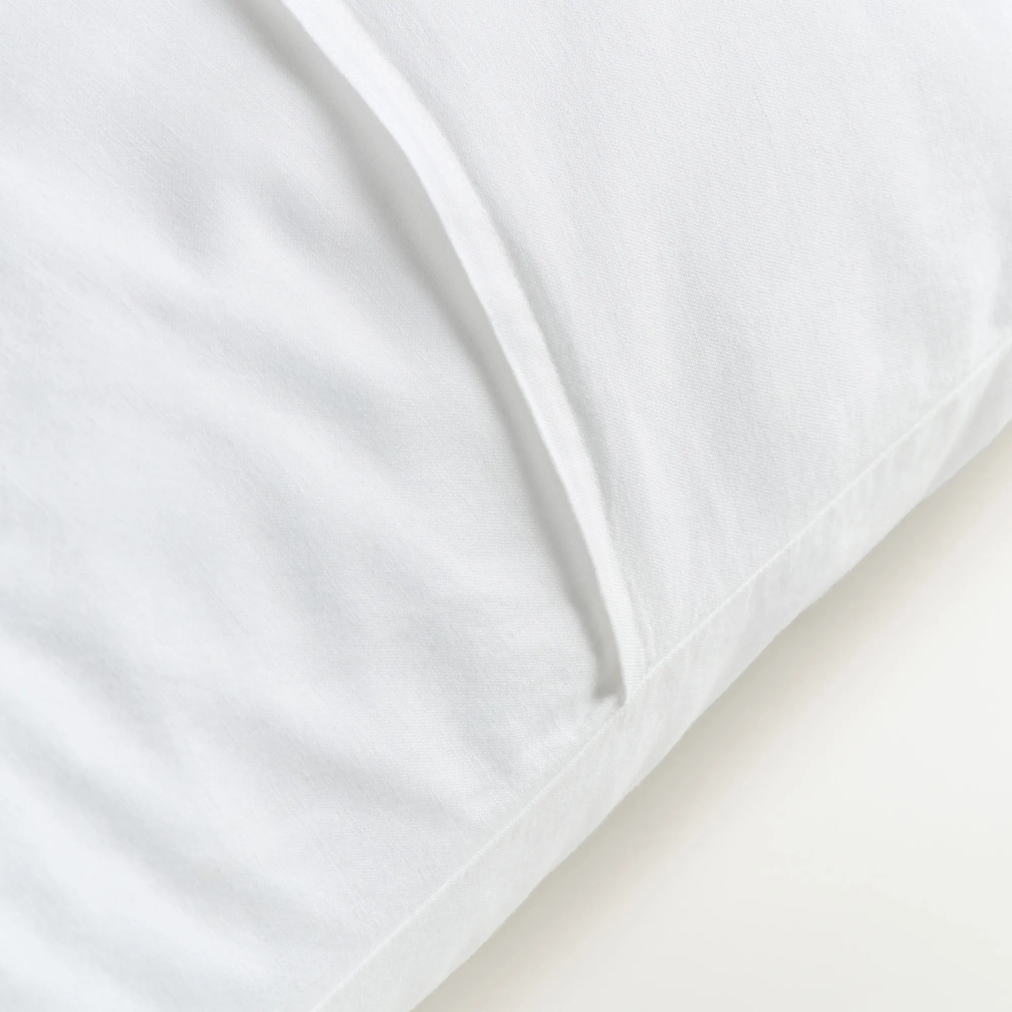 Linen Blend Crisp White putetrekk 2-pakning - 6