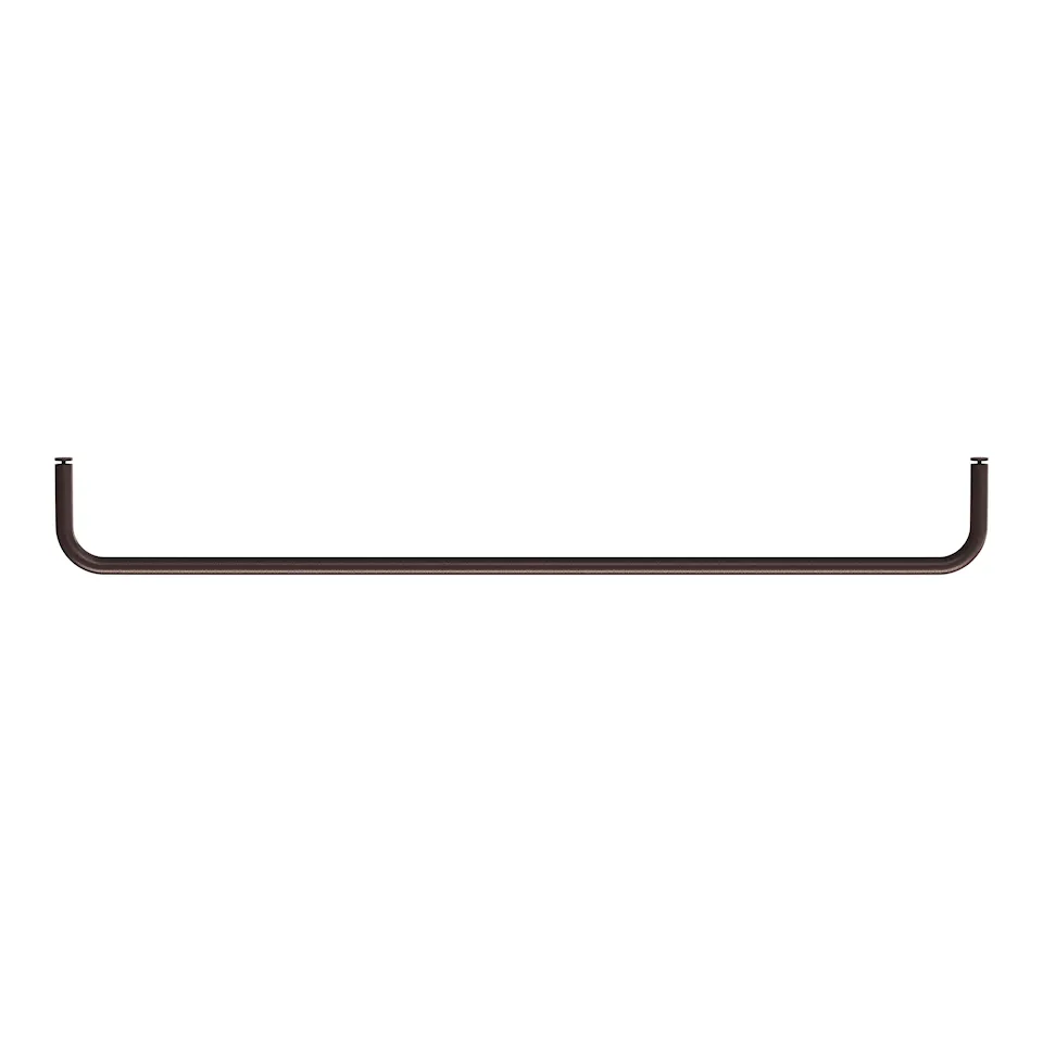 Metallhyllestang 78 cm mørk brun