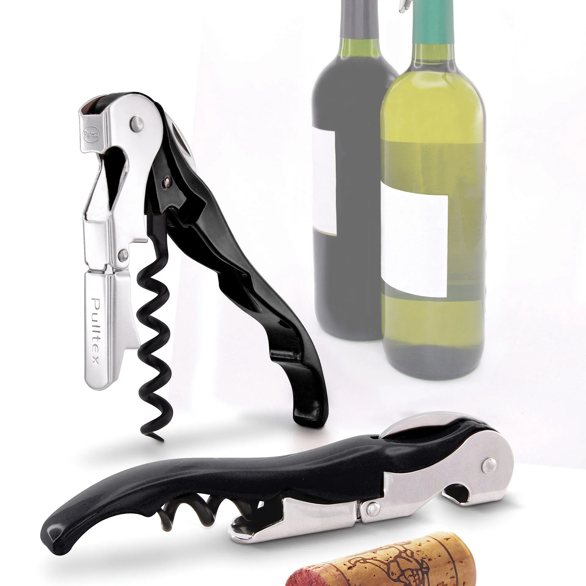 Pulltaps Colour Black Corkscrew - Pulltex - NO GA