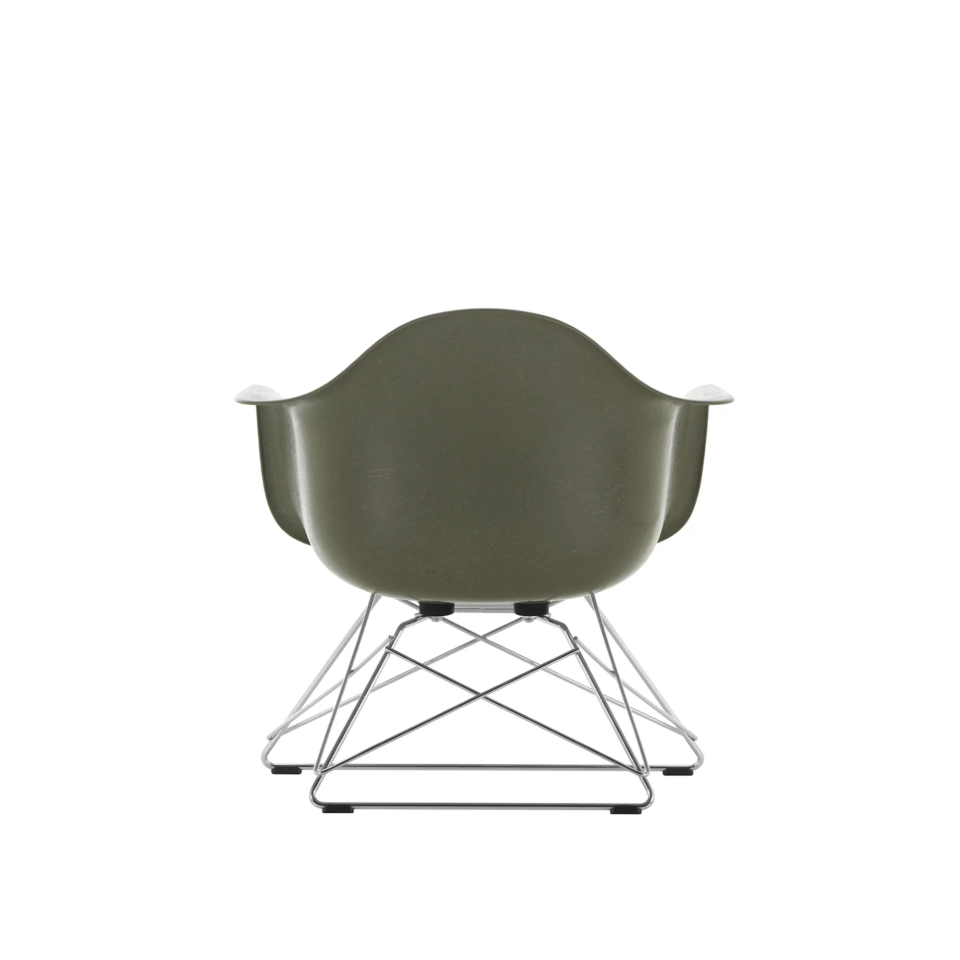 Eames Fiberglass Armchair LAR lenestol White - Vitra - Charles & Ray Eames - NO GA