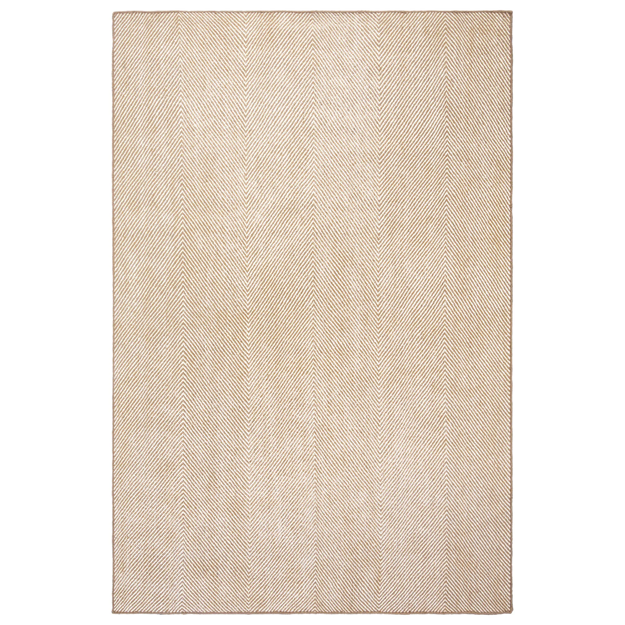 Jute Herringbone Natural/Cream teppe - 1