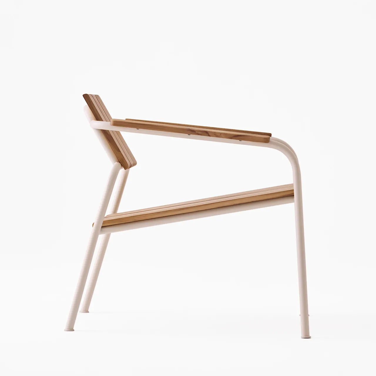 Kallio outdoor lounge chair ivory