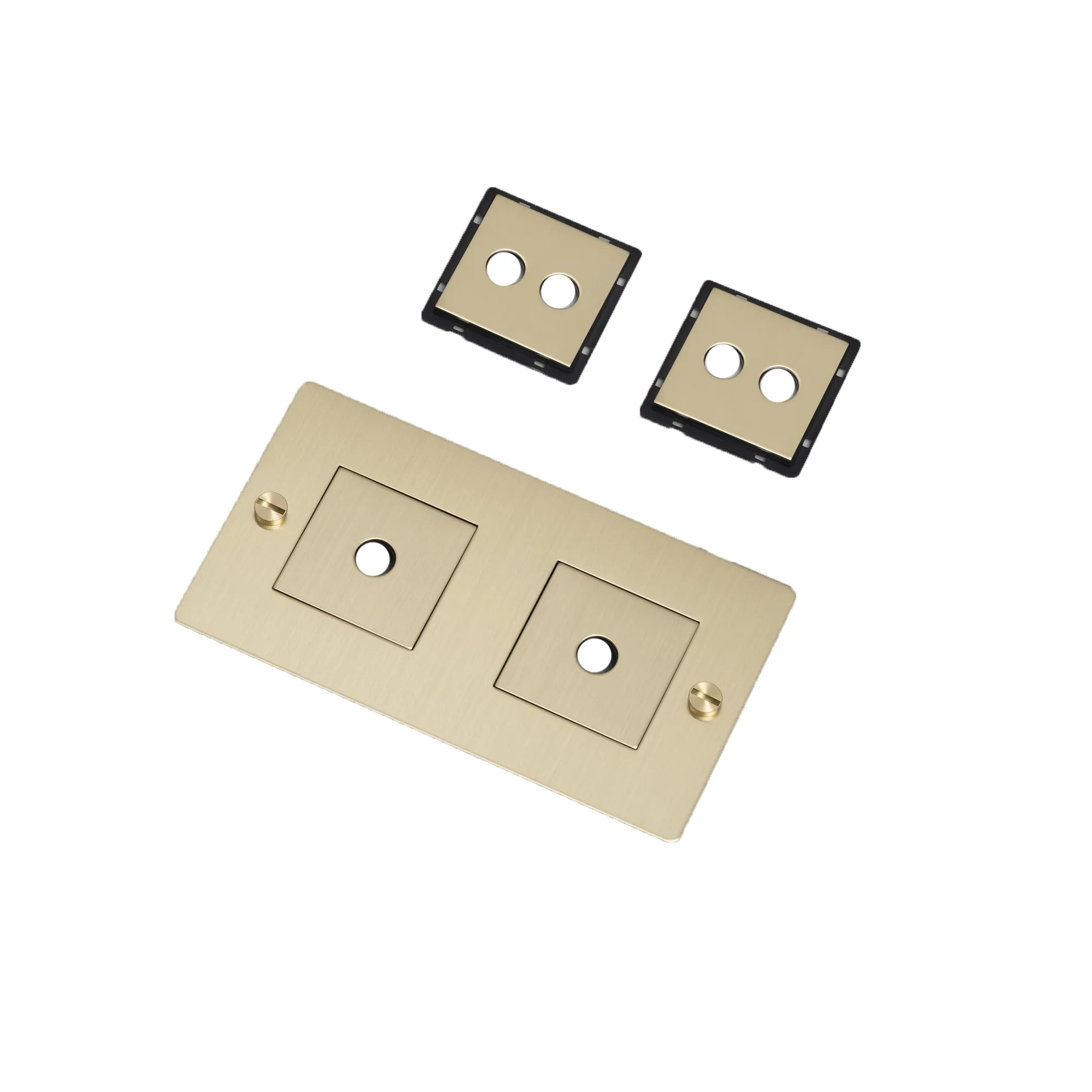 2G Wall Plate Horizontal With Infills - 1