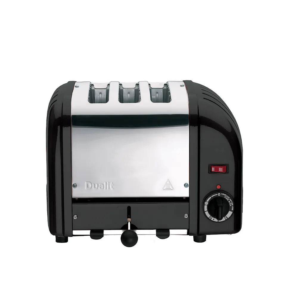 Dualit Toaster Classic Combi (2+1) 3 Plater Svart Matt + Ristingrist