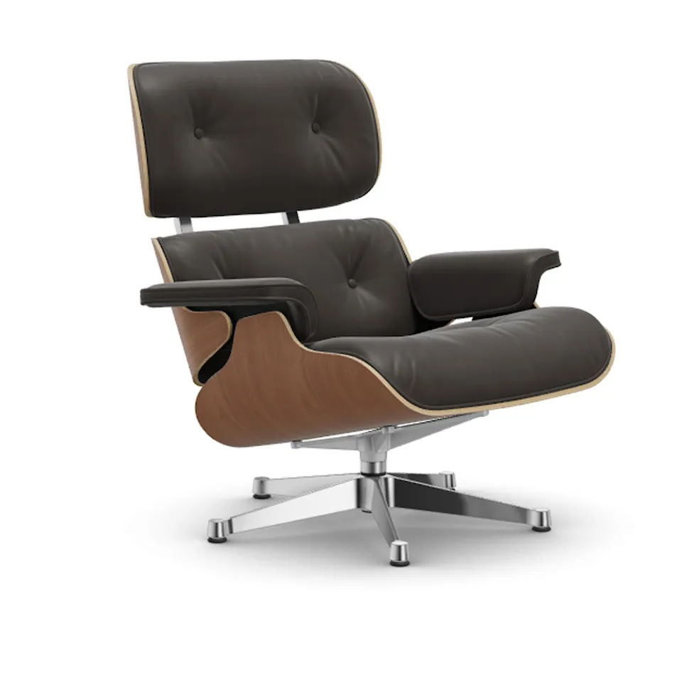 Eames Lounge Chair Cherry Polished lenestol