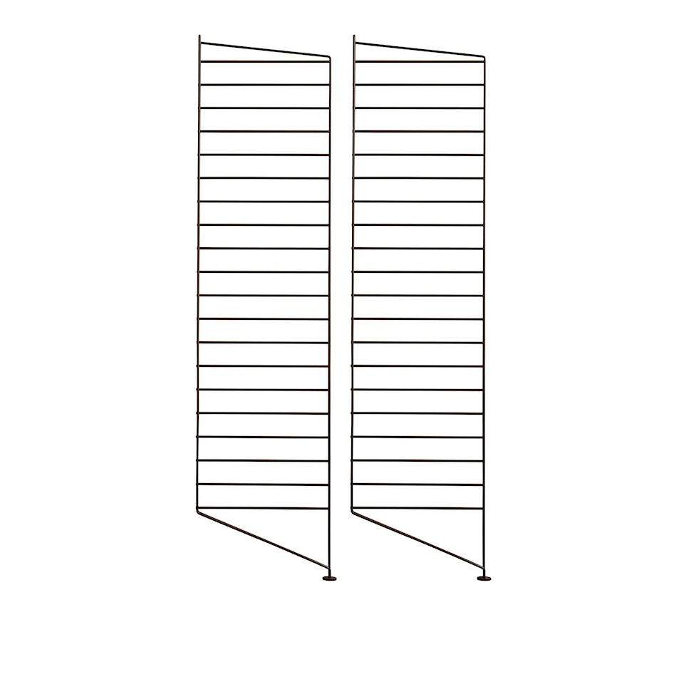 Gulvgavl 115x30cm 2-pack brun
