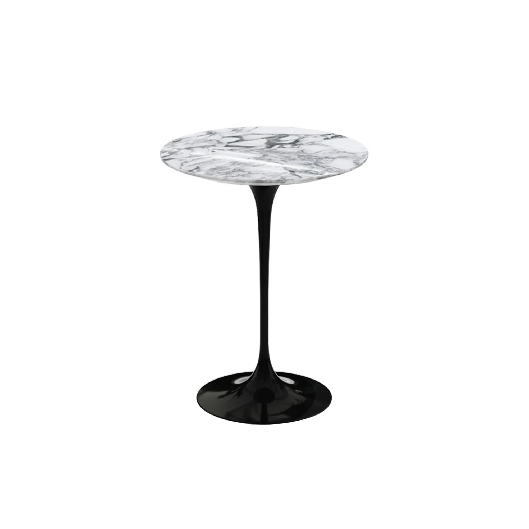 Saarinen Round sidebord Ø 41 cm Black - 1
