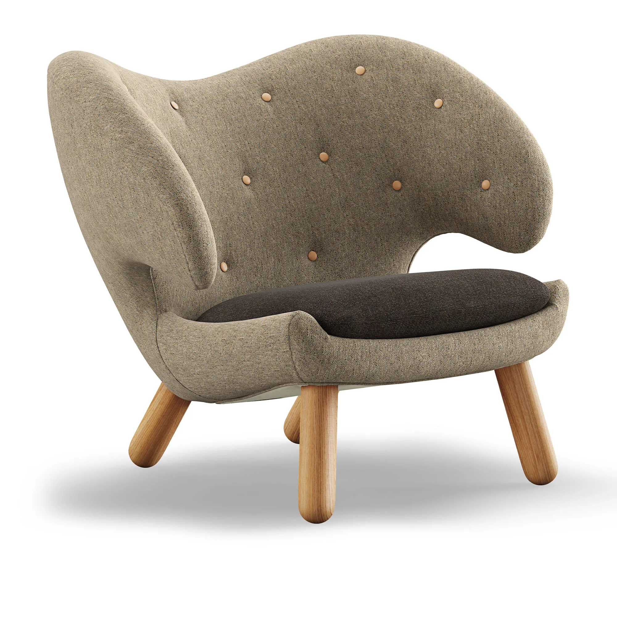 Pelican stol Dark oiled oak - 1