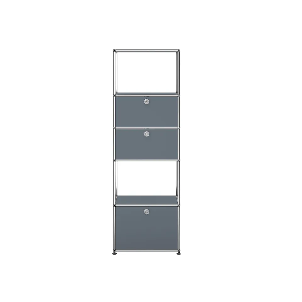 USM Haller 80 Shelving, USM Mid Gray