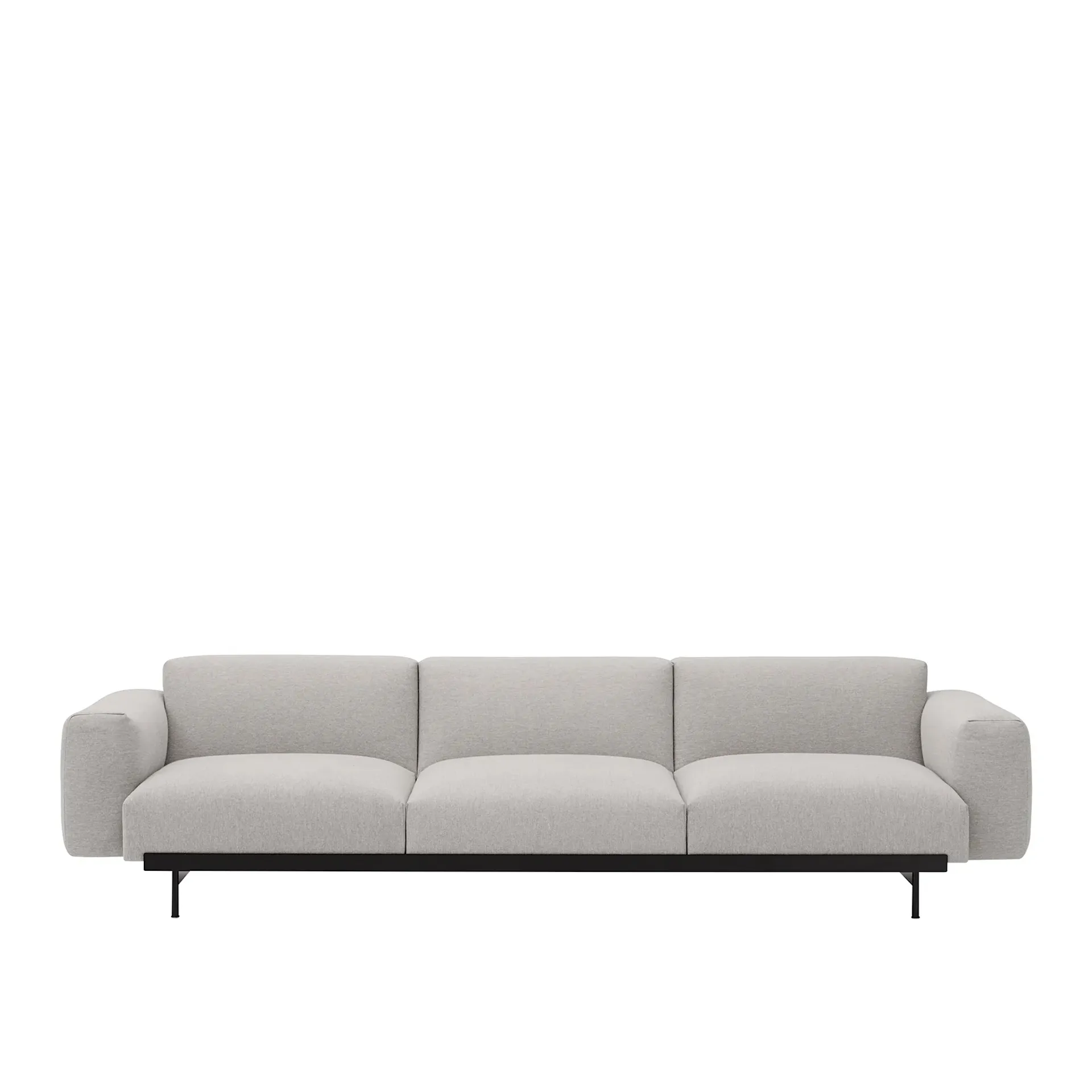 In Situ Modular Sofa 3 Seater Configuration 1 - Clay 12/Black - Muuto - Anderssen & Voll  - NO GA