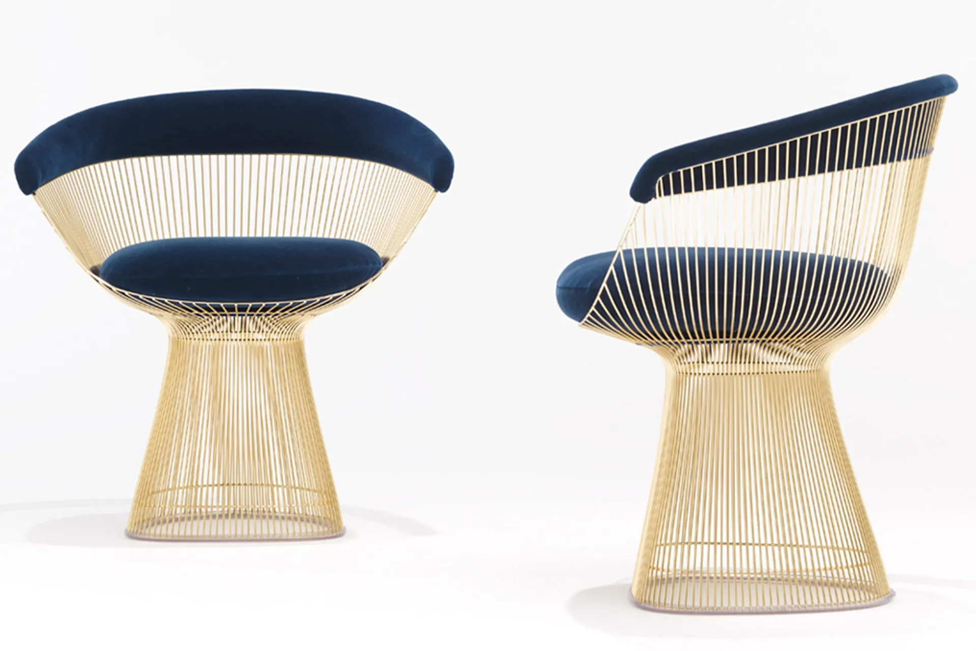 Platner Side Chair - 18k gull - Knoll - Warren Platner - NO GA