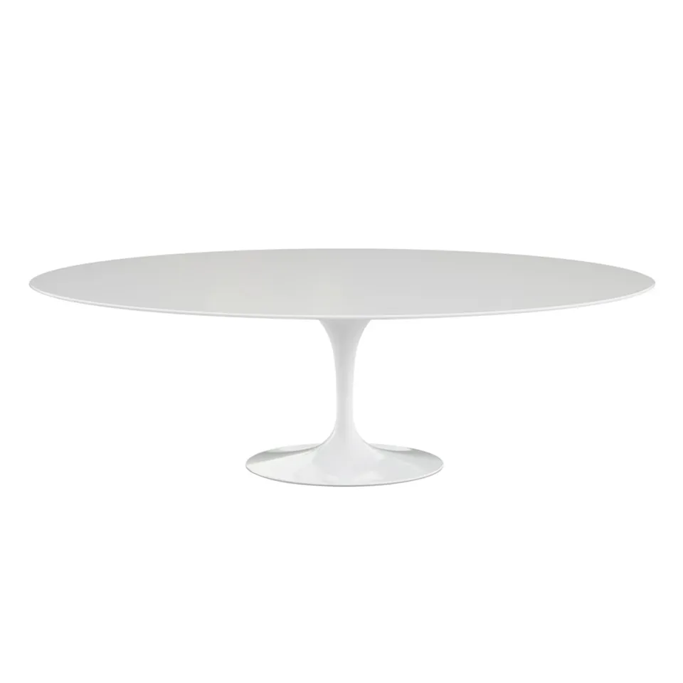 Saarinen Oval spisebord 244 cm White