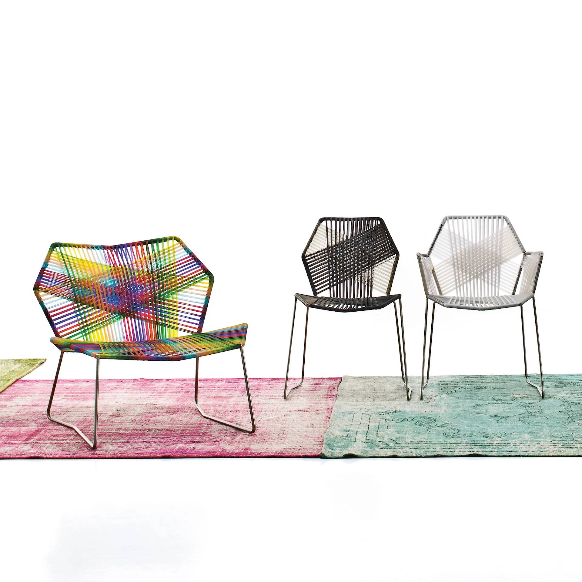 Tropicalia Chair Varnished With Arms - Moroso - Patricia Urquiola - NO GA