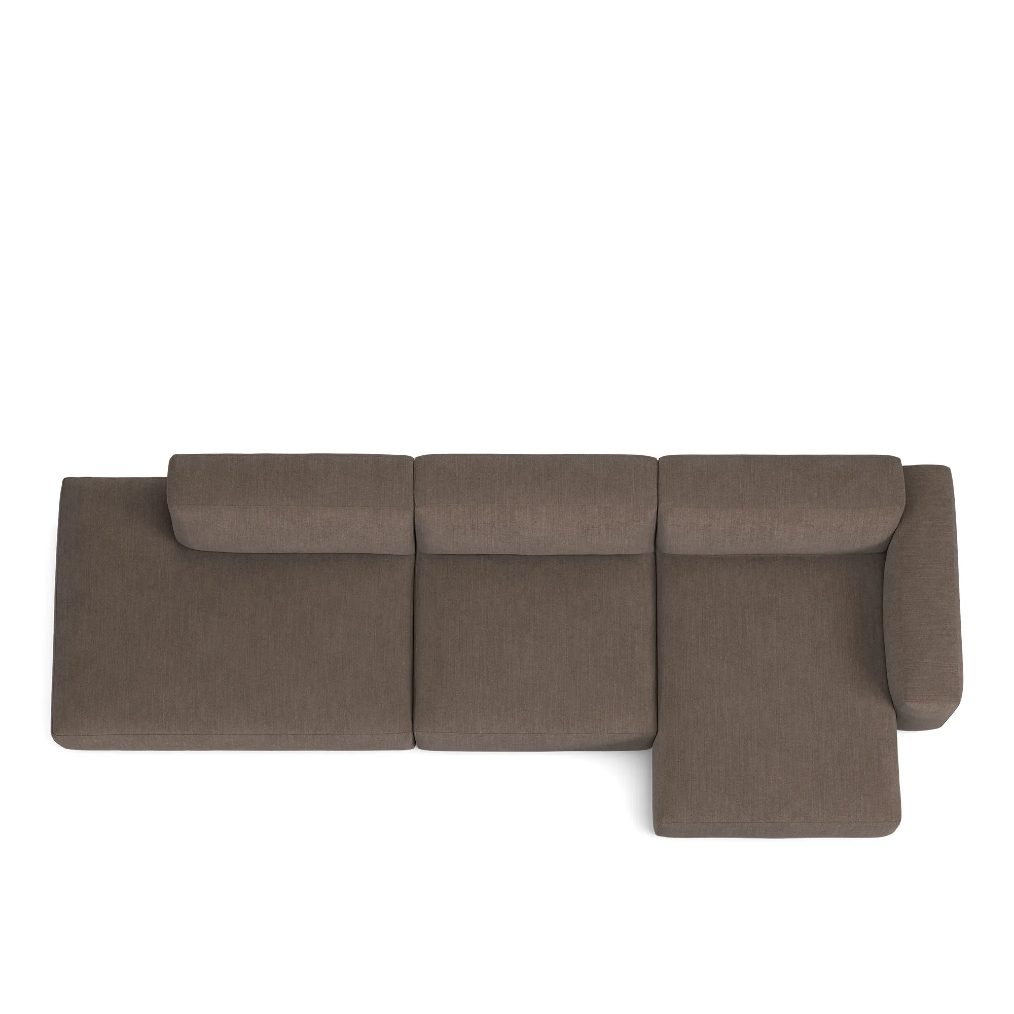 Brick 3-seters sofa sjeselong åpen ende venstre - 8