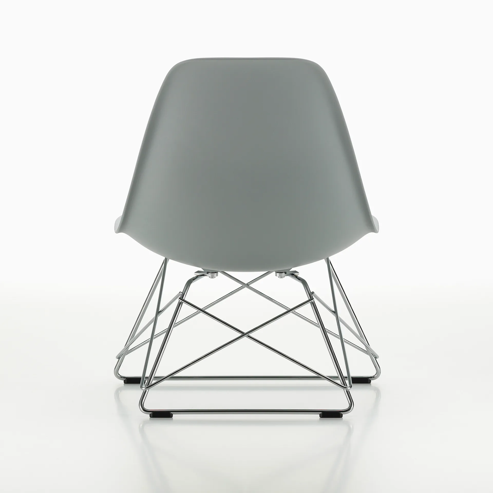 Eames RE Plastic Side Chair LSR stol Basic Dark - Vitra - Charles & Ray Eames - NO GA