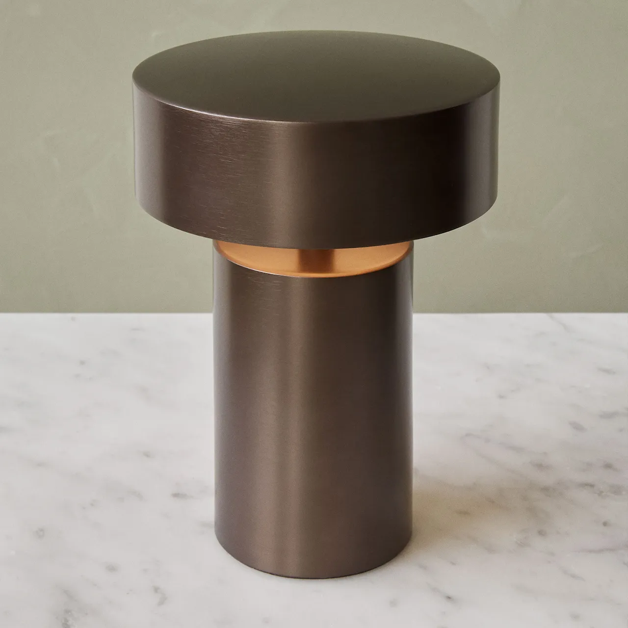 Column bærbar bordlampe