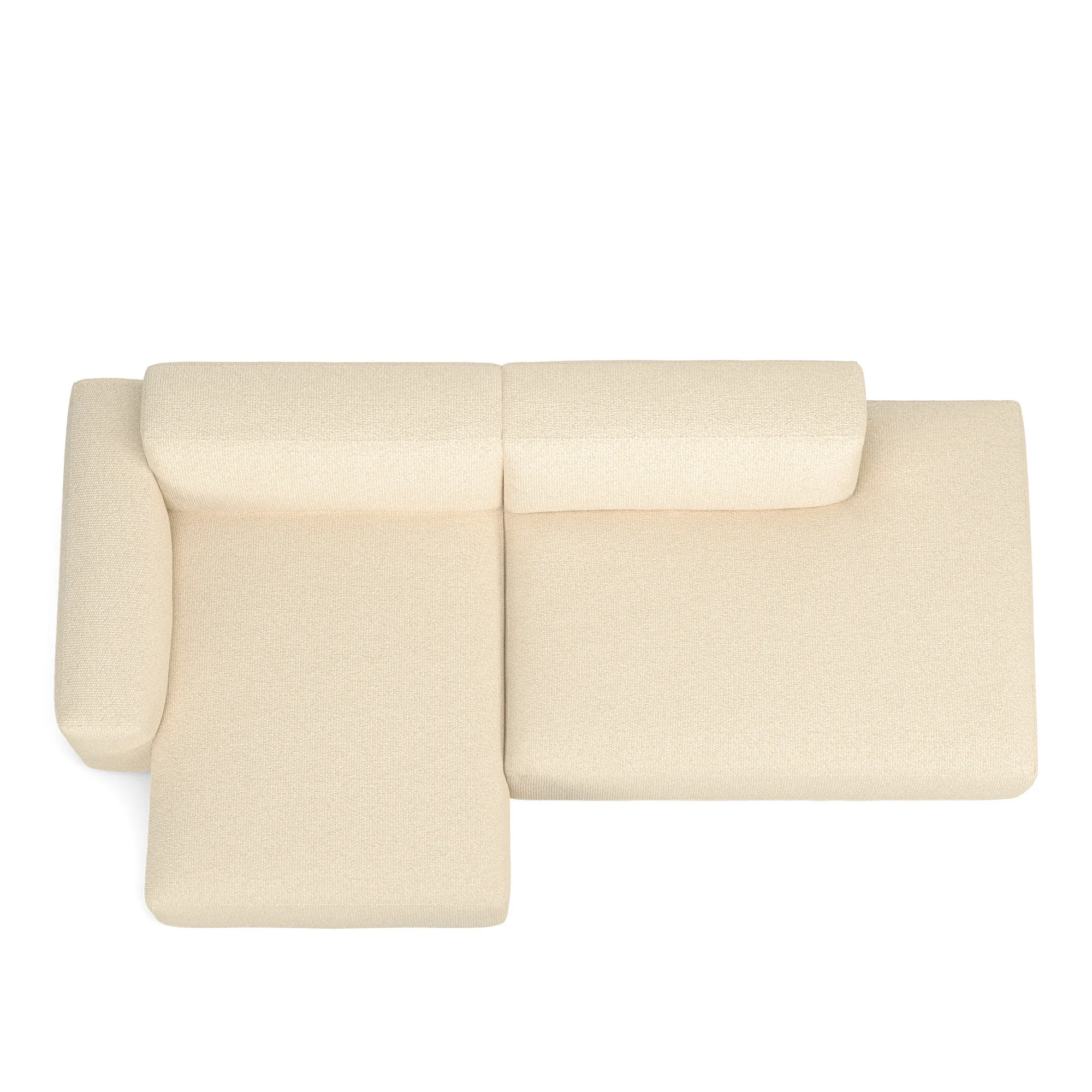 Brick 2-seters sofa sjeselong åpen ende høyre - 8