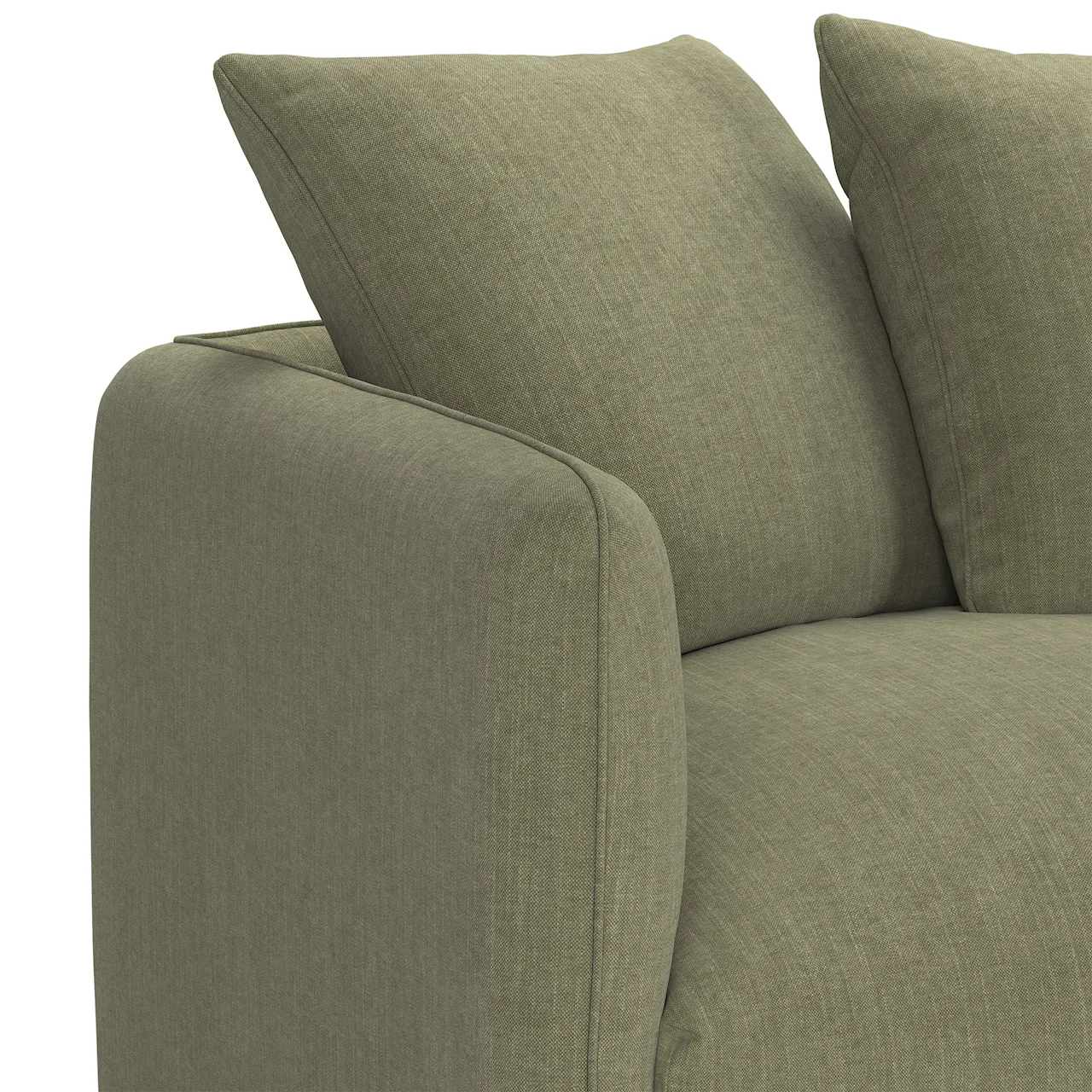 Pavarotti 2,5-Seater Shadow Green Fixed Upholstery