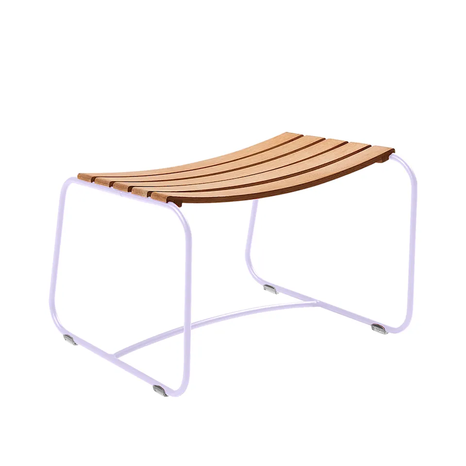 Surprising Teak Footrest, Marshmallow