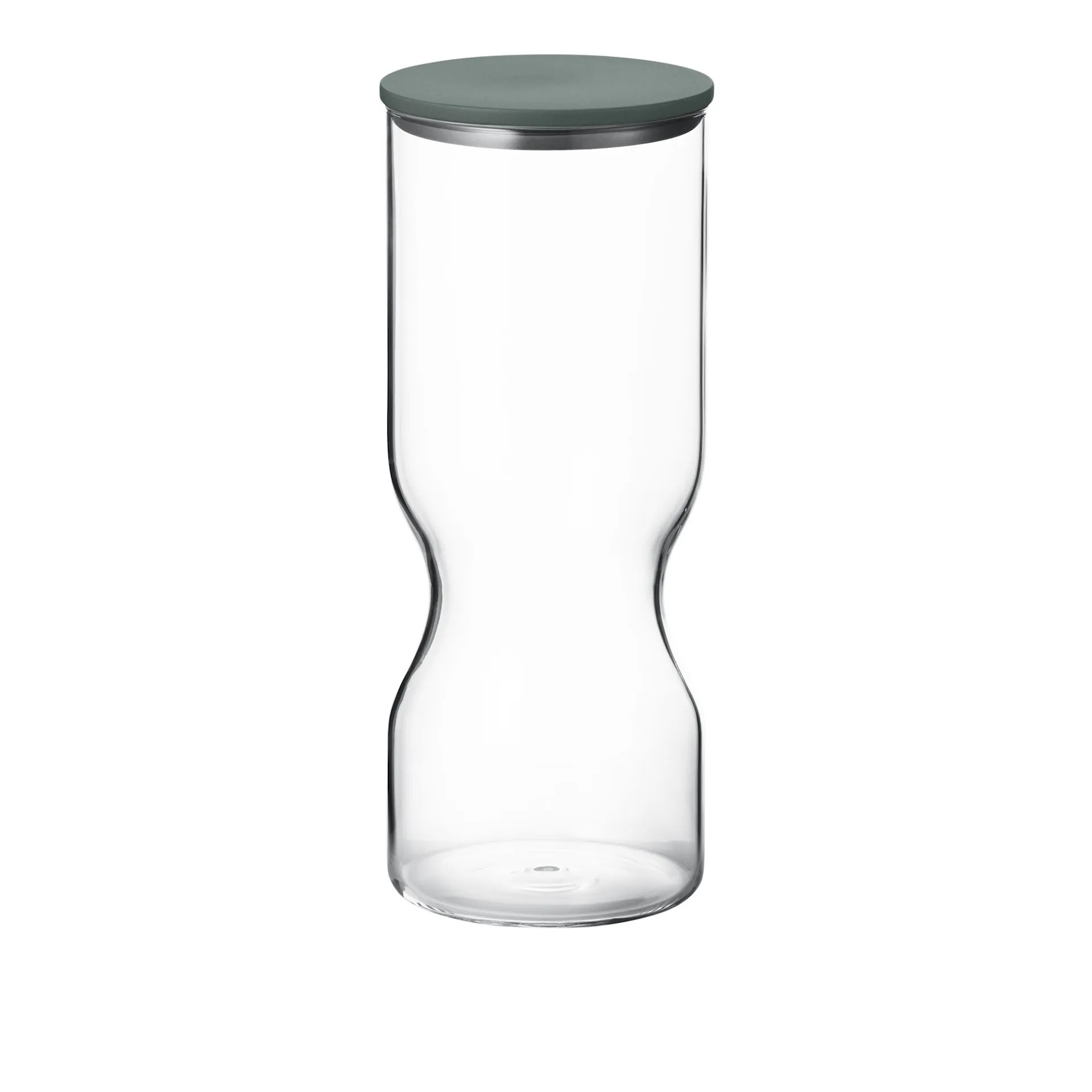 Alfredo beholder Large 1,5 L glass grønt rustfritt stållokk - Georg Jensen - Alfredo Häberli  - NO GA