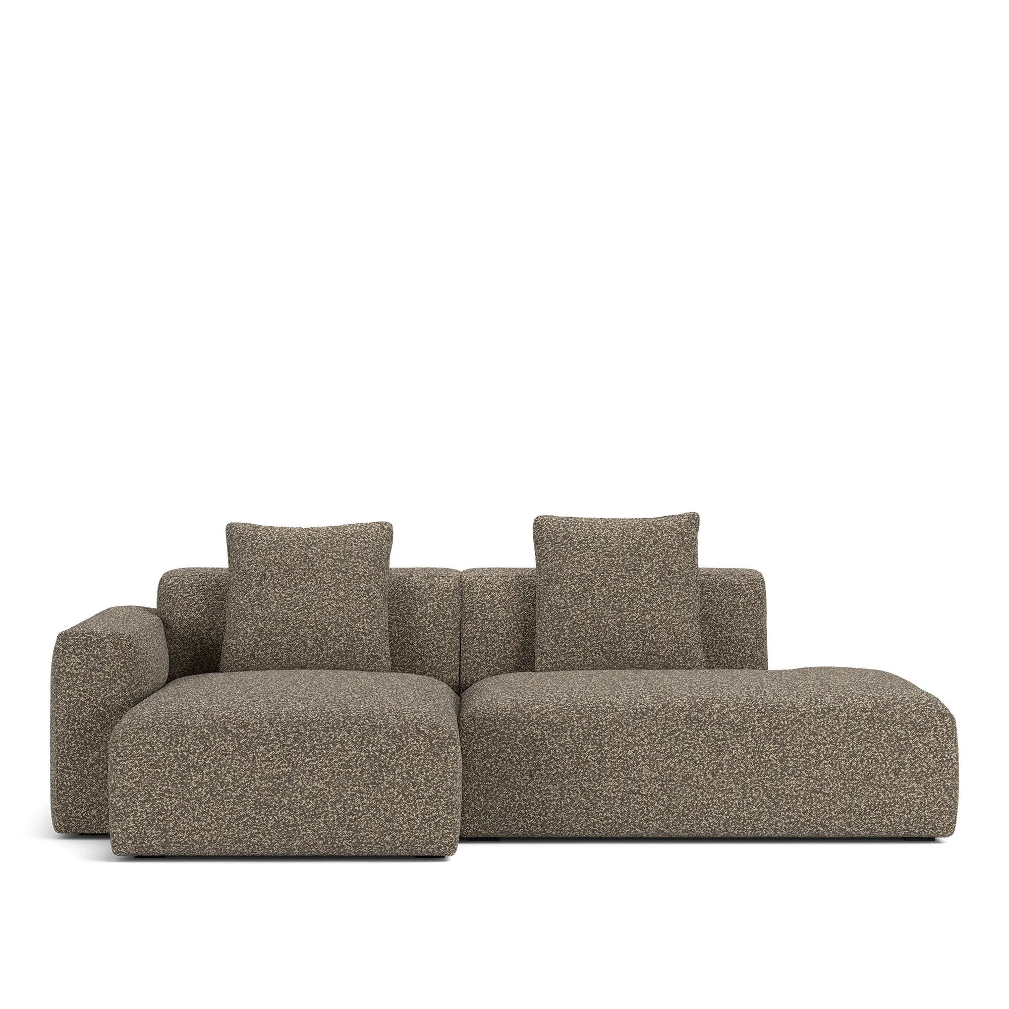 Brick 2-seters sofa sjeselong åpen ende høyre - 10