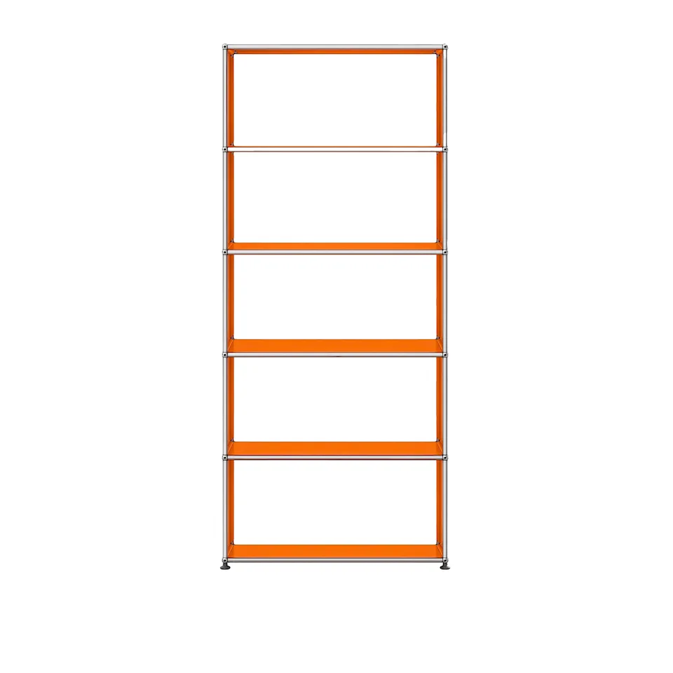 USM Haller 108 Shelving, Pure Orange