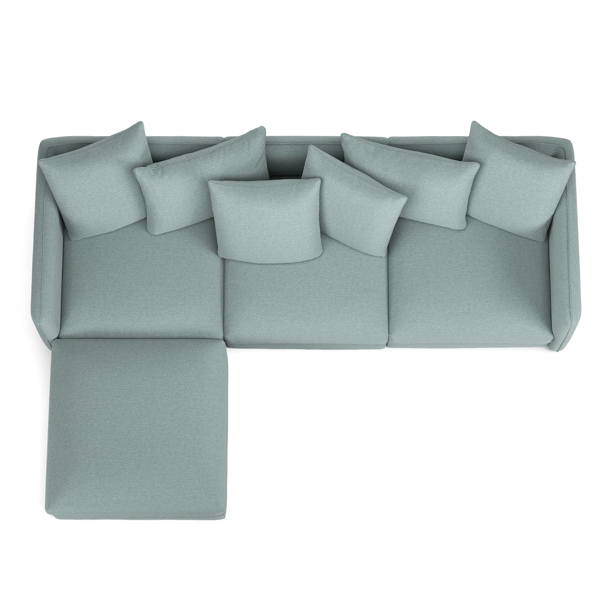 Pavarotti 01 3-seters sofa med fotskammel - 8