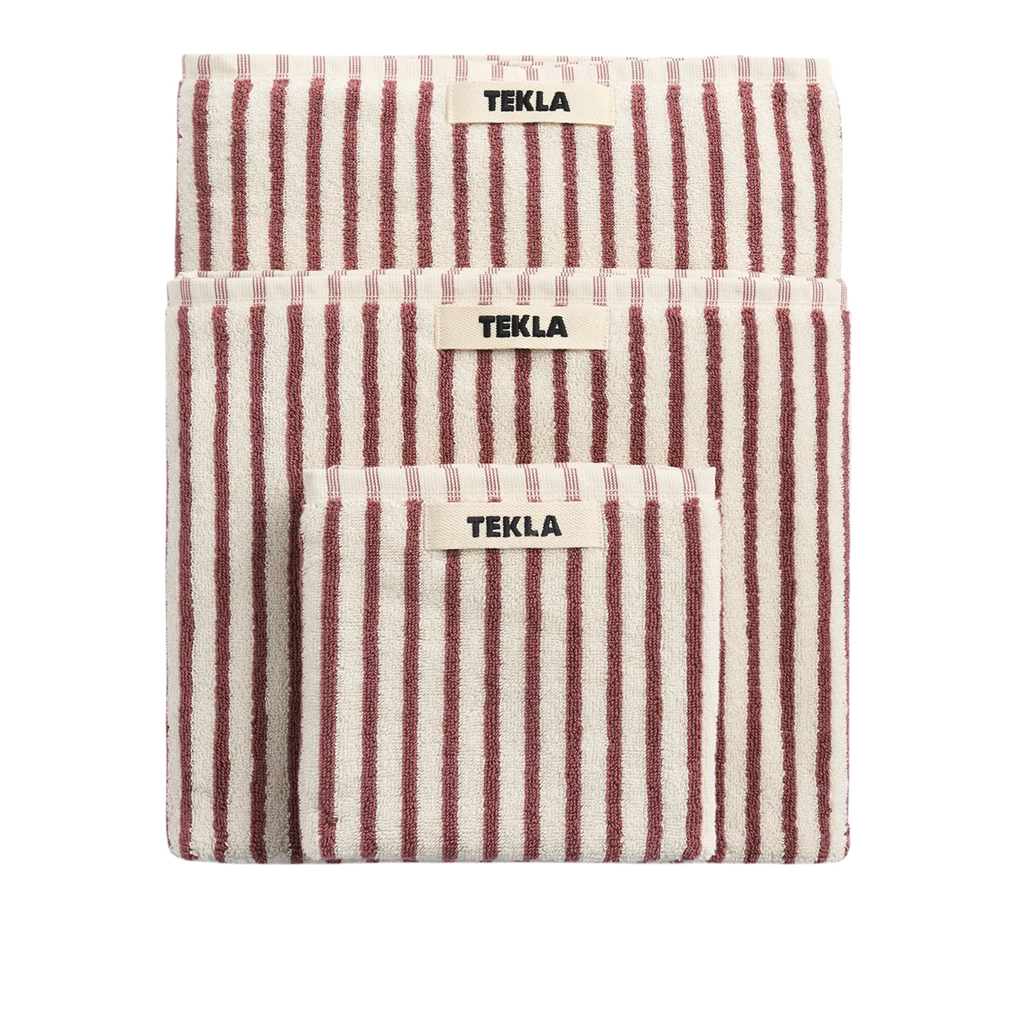 Terry Ripple Stripes håndkle - 1
