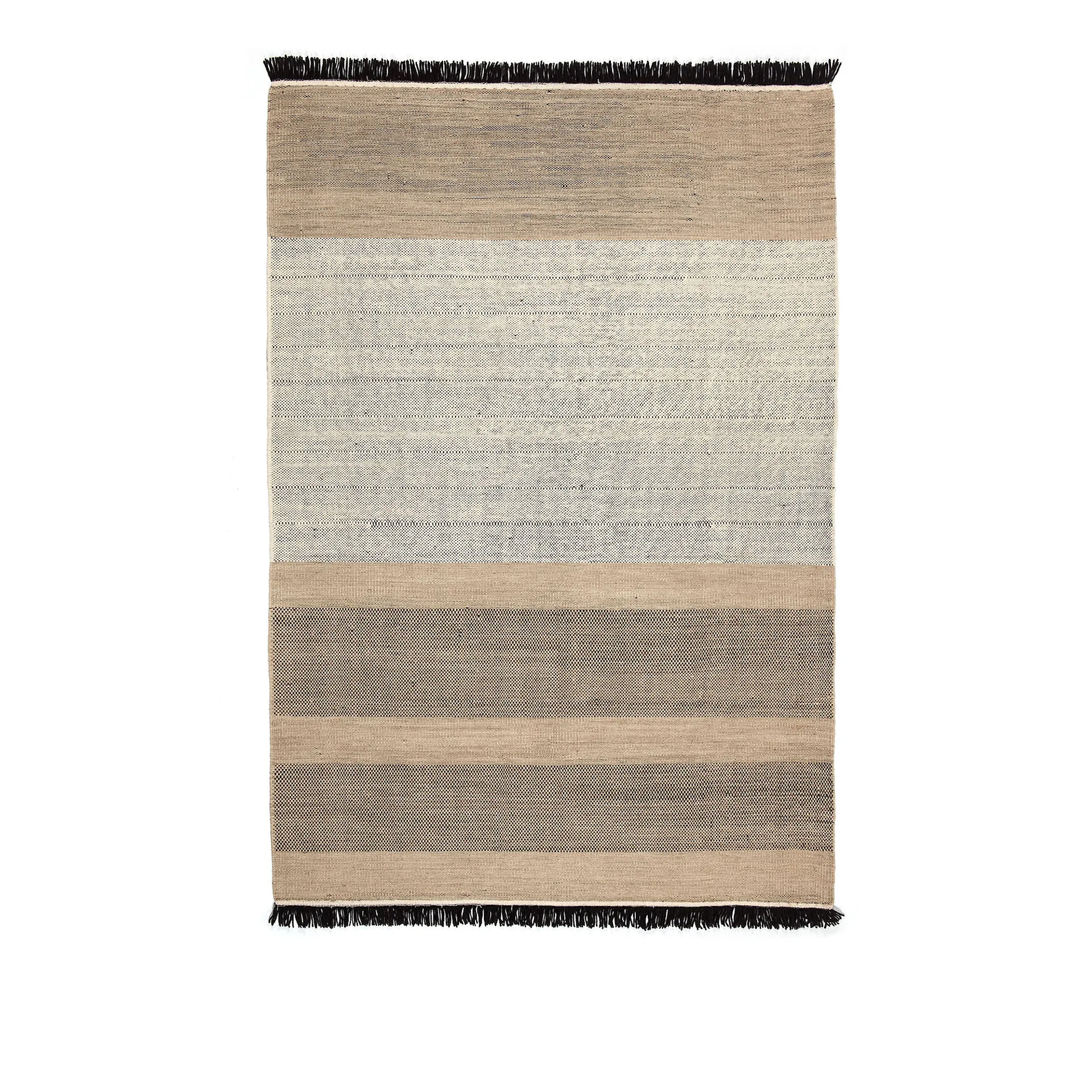 Tres Stripes Black Rug - Nanimarquina - NO GA