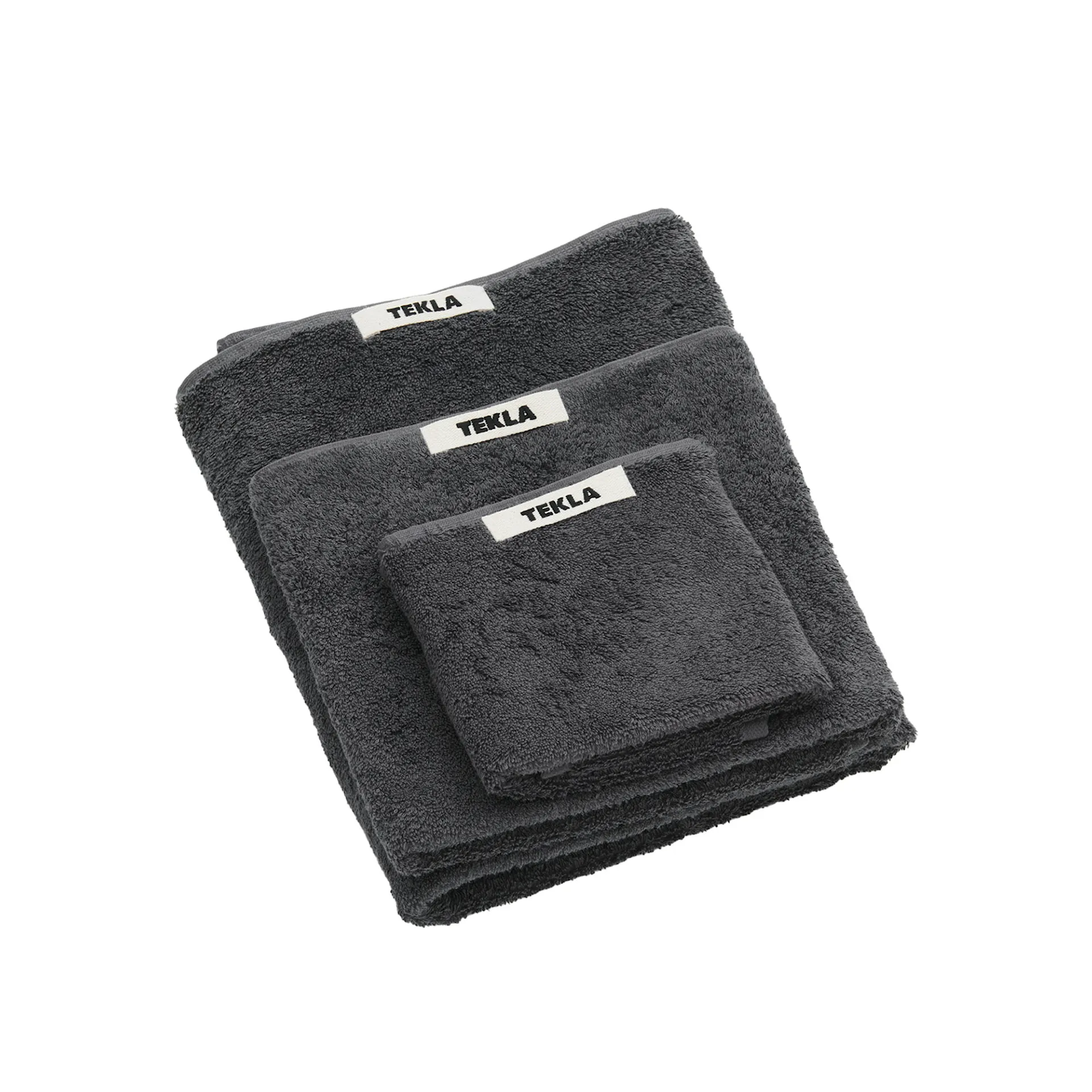 Terry Towel Charcoal Grey - TEKLA - NO GA