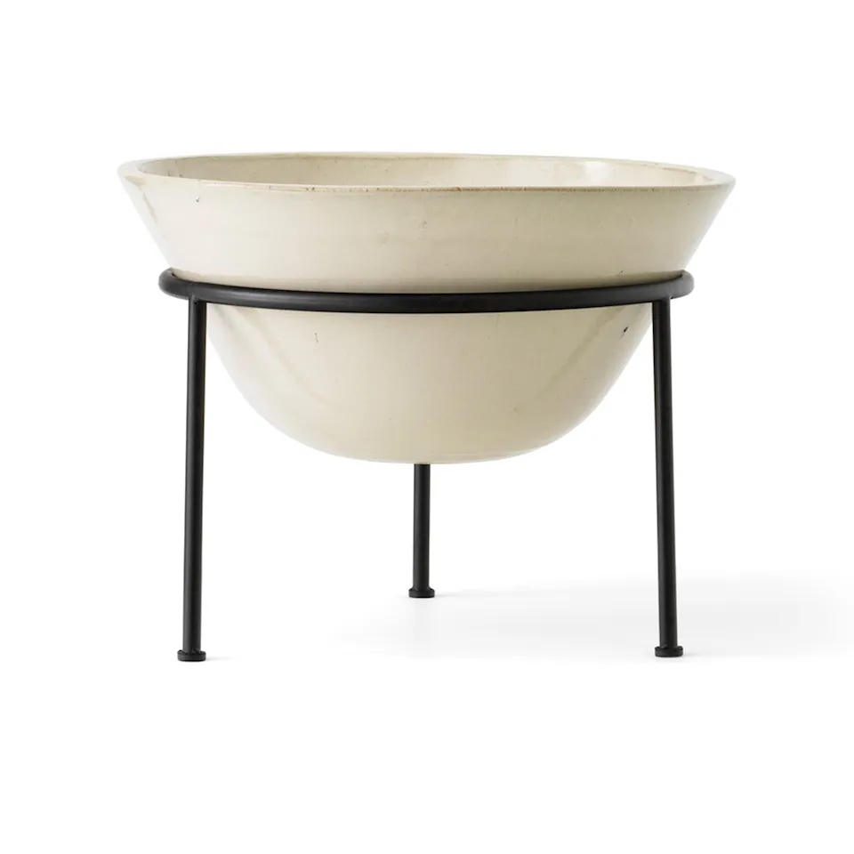 Daiza Planter, H35/Ø48, Ivory