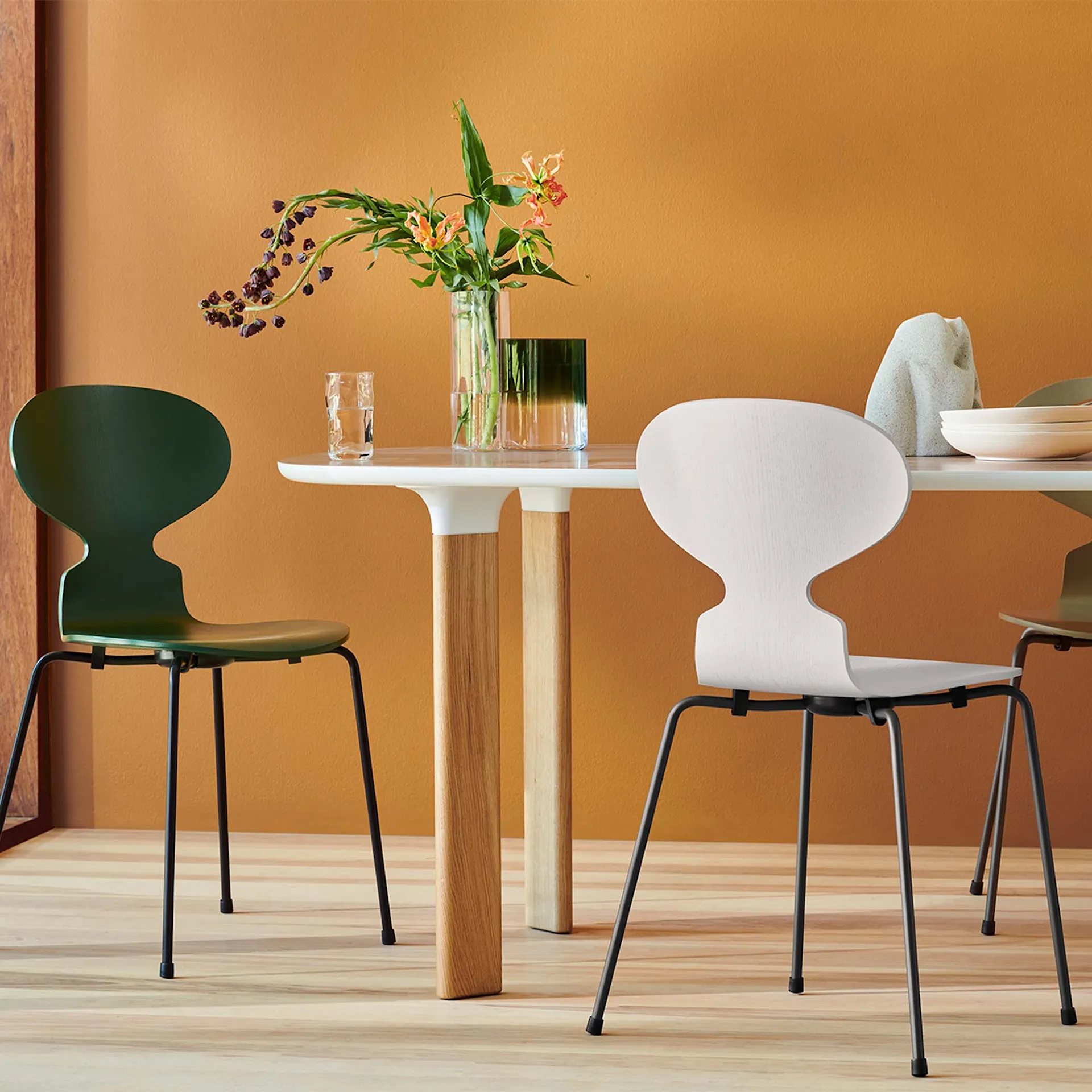 3101 Mauren 4 ben - Fritz Hansen - Arne Jacobsen - NO GA