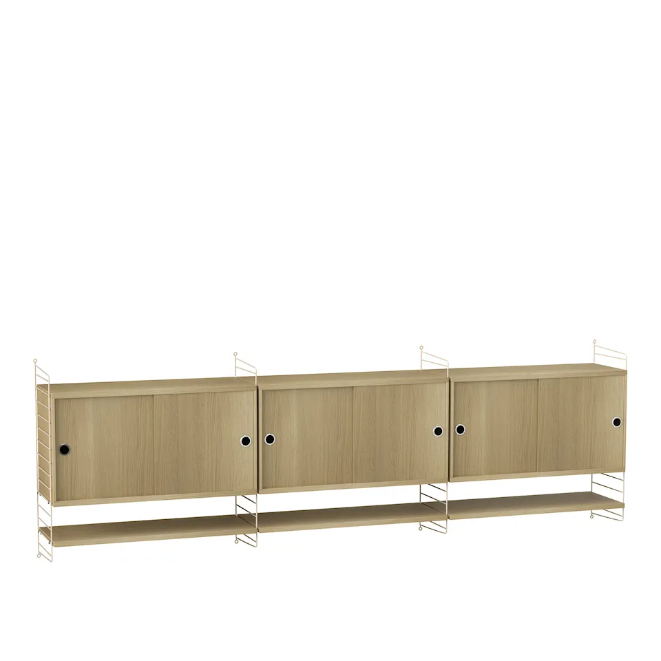 Stue hyllesystem E eik/beige