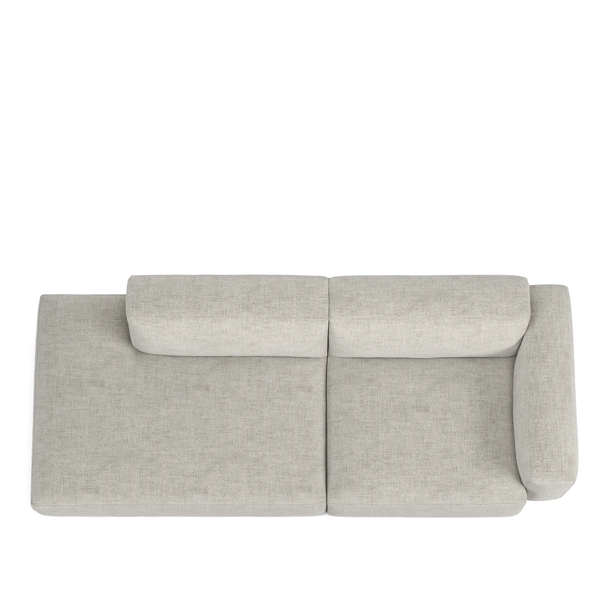 Brick 2-seters sofa åpen ende venstre - 8
