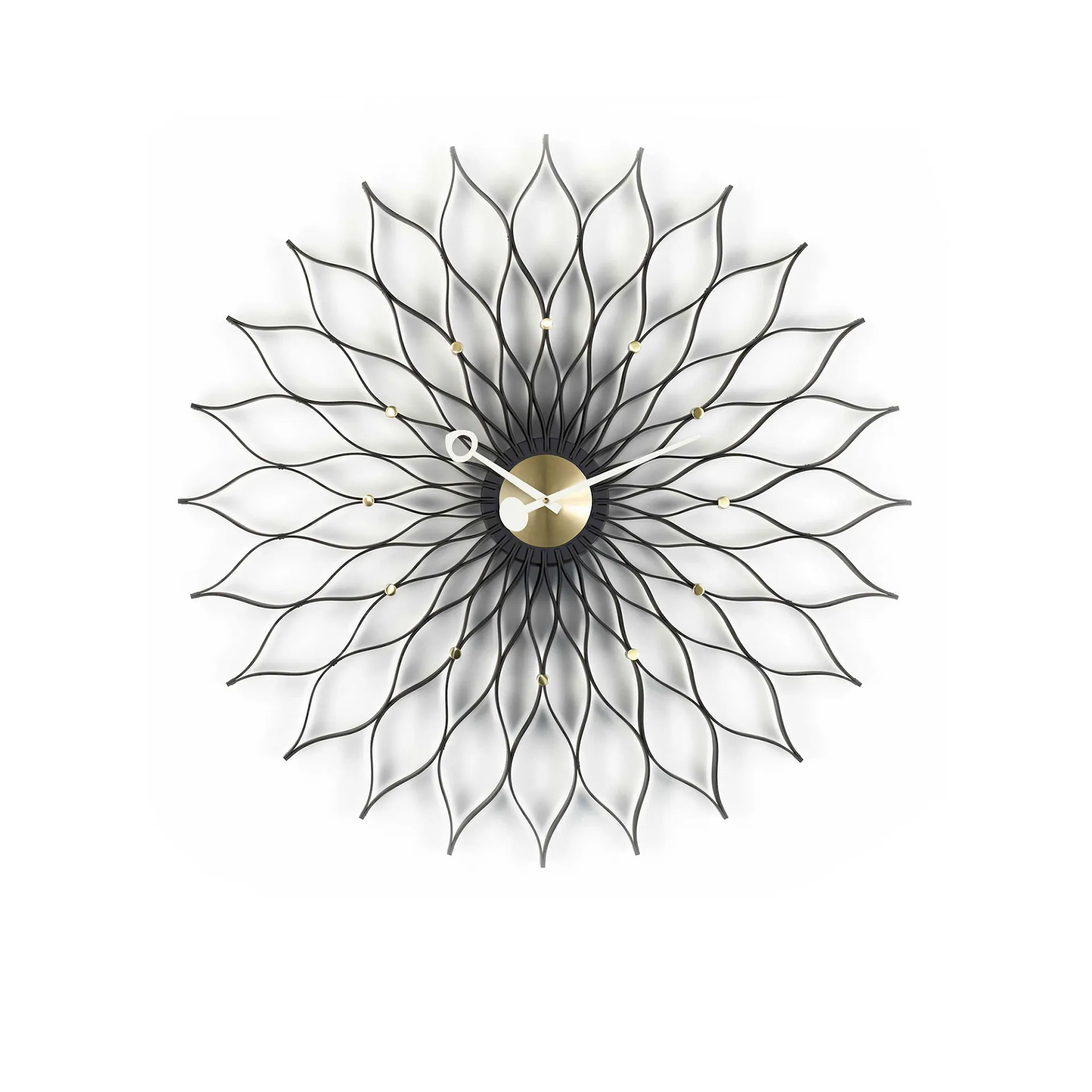 Sunflower veggklokke Black/Brass - Vitra - NO GA