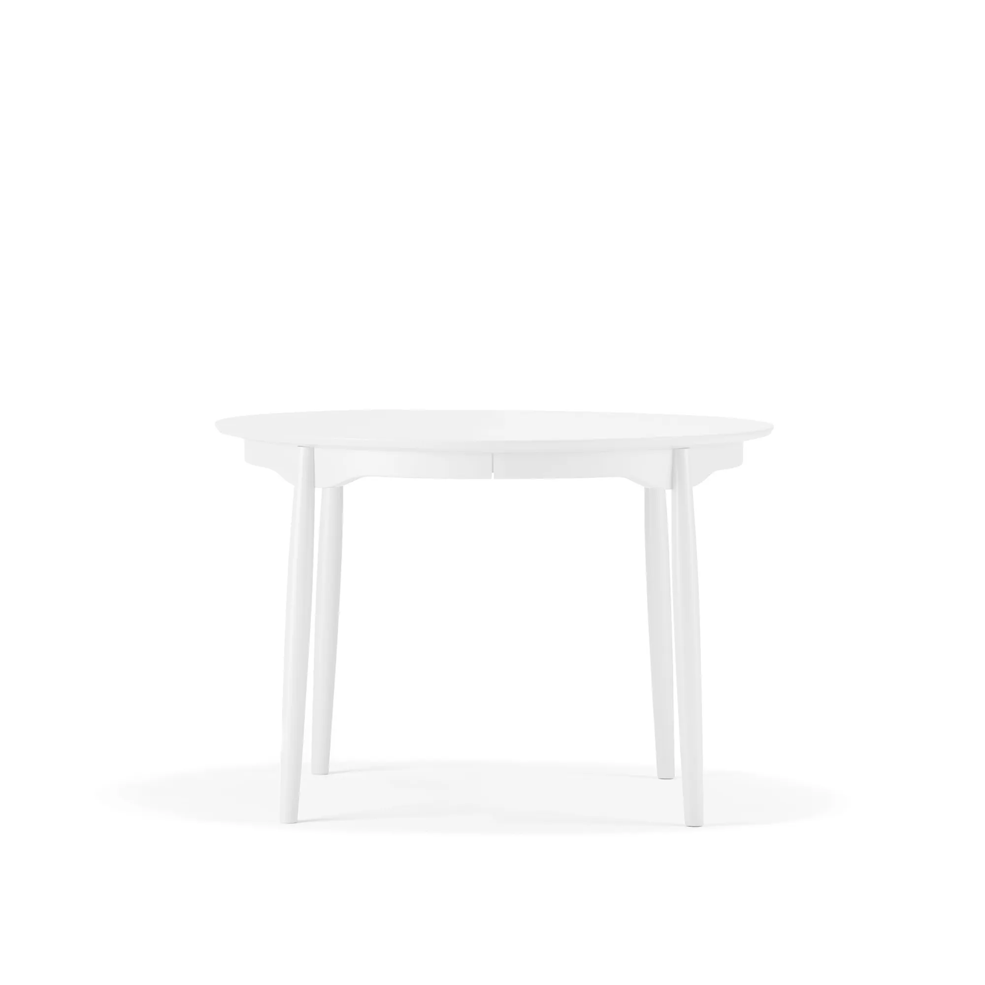 Carl spisebord Ø115 cm delbart uten ileggsplate - 1