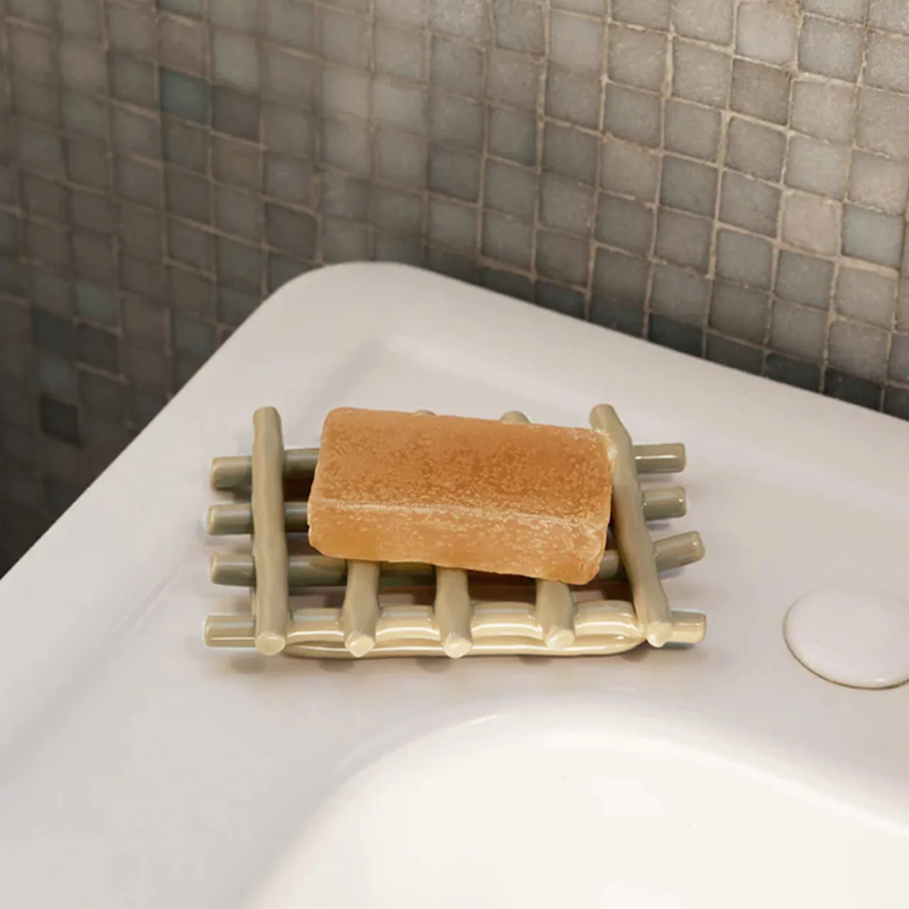 Ceramic såpeskål