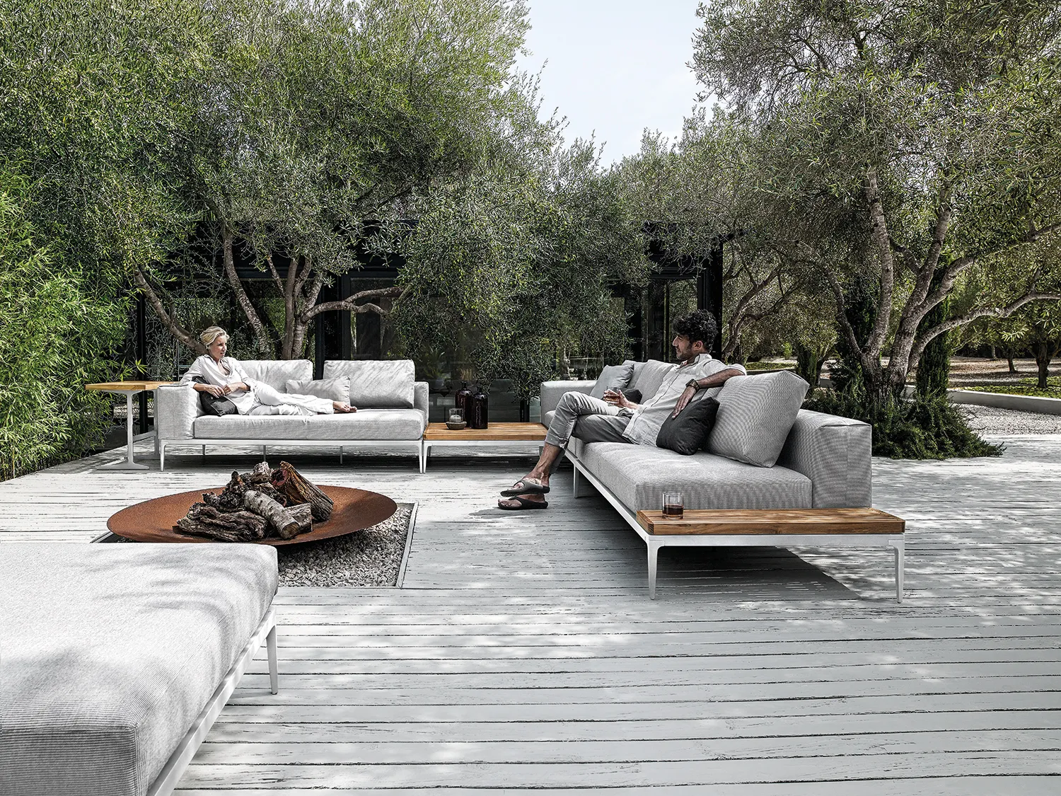 Grid Lounge End Unit - 3