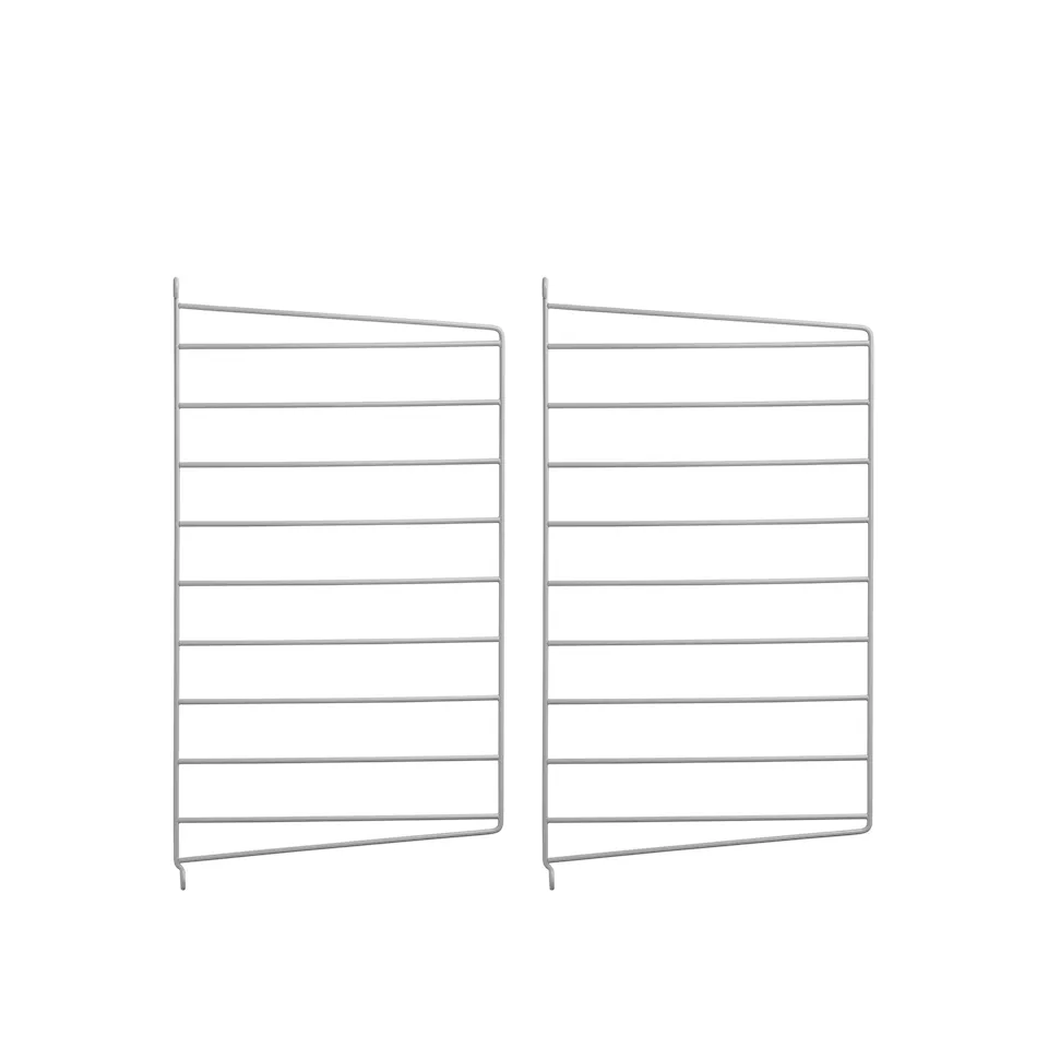 Veggavl 50x30cm 2-pack grå