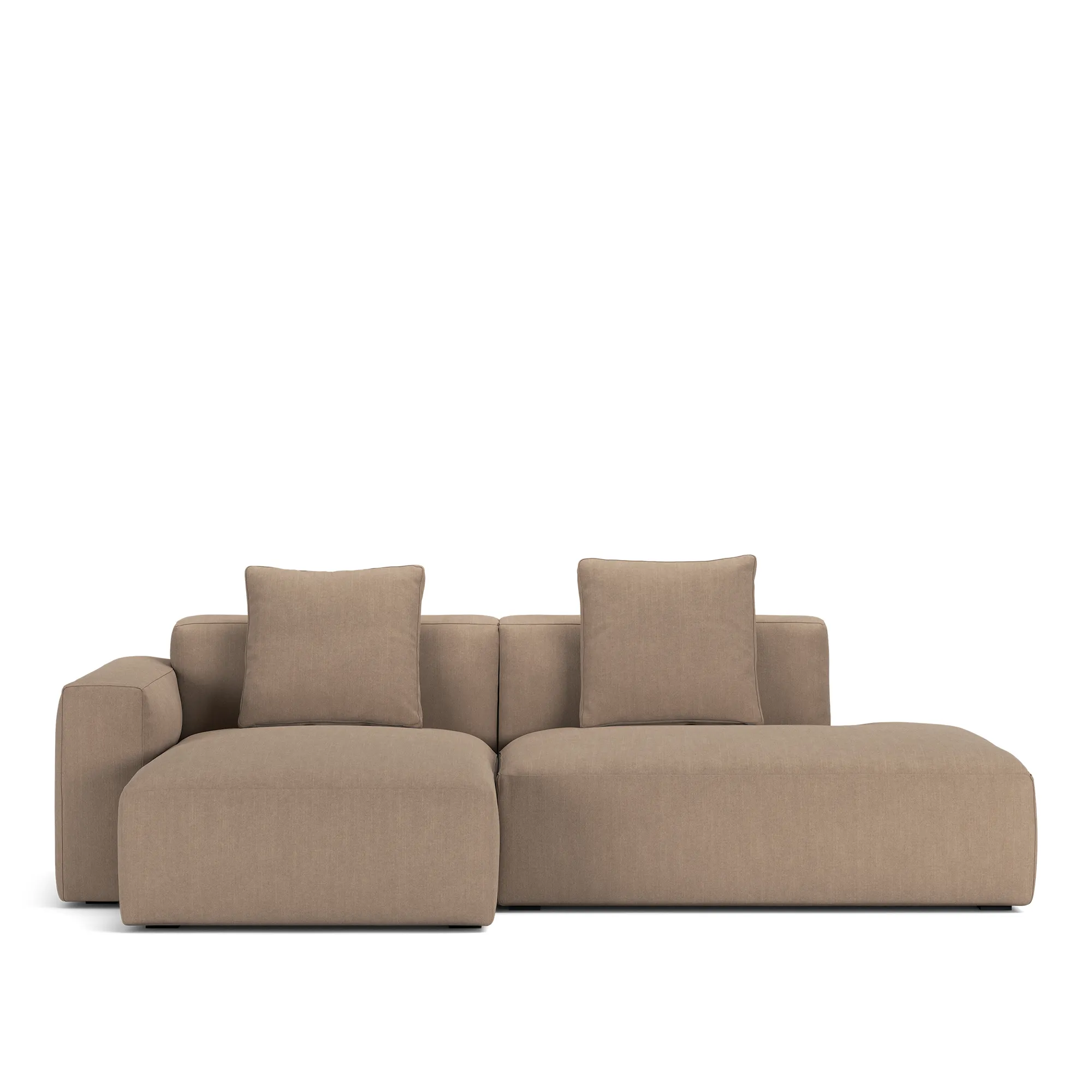 Brick 2-seters sofa sjeselong åpen ende høyre - 9