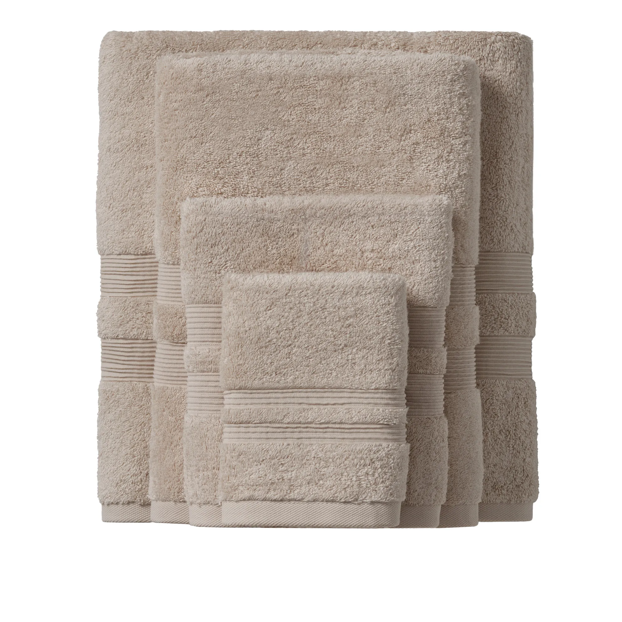 Fontana Organic Light Brown håndkle - 1