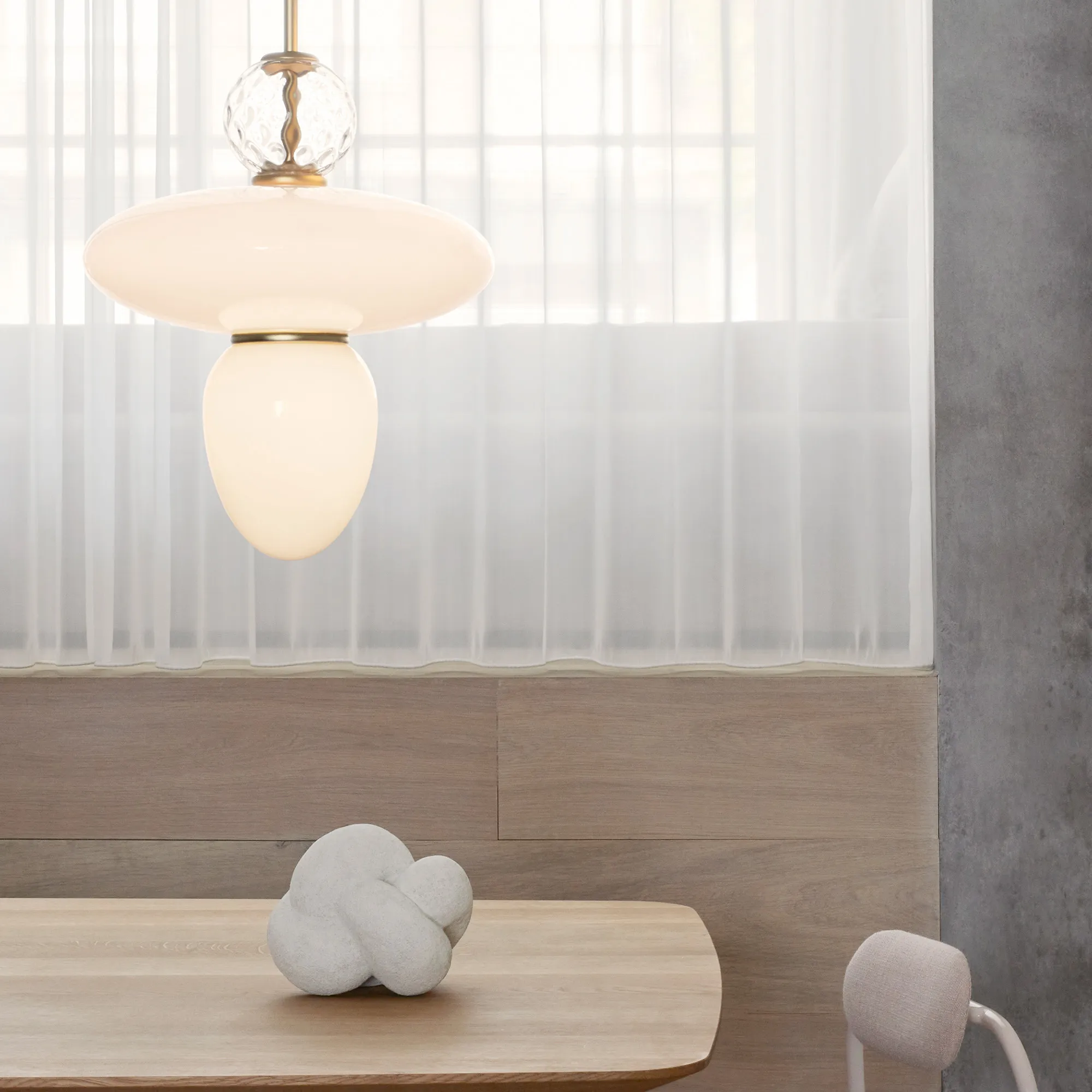 Rizzatto 43 Satin Brass/Opal White - 3