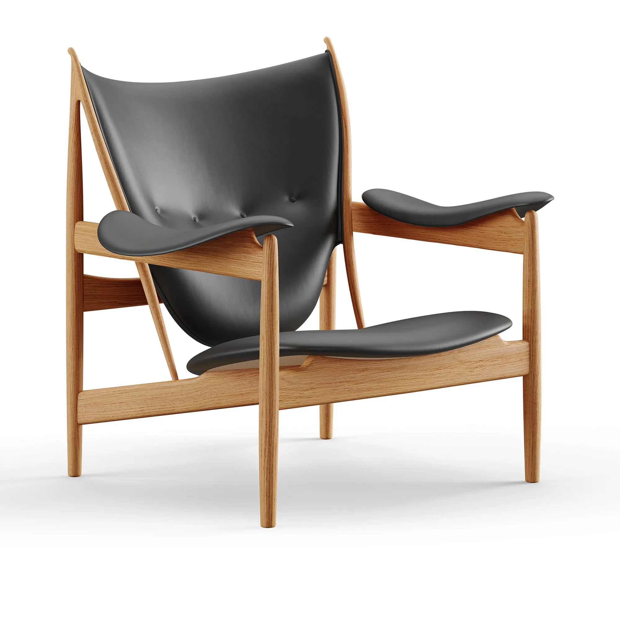 Chieftain stol Dark oiled oak - 1