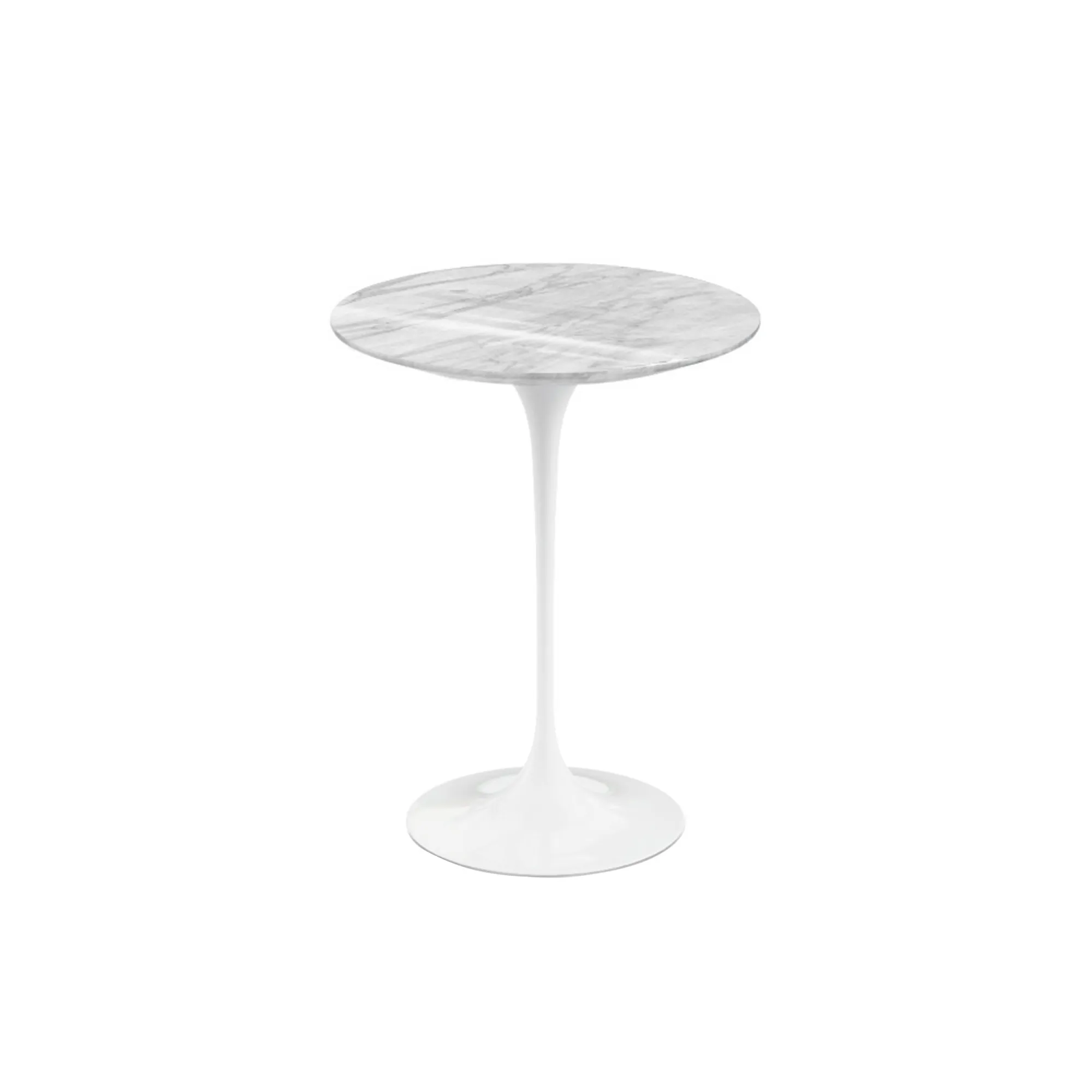Saarinen Round sidebord Ø 41 cm White - 1